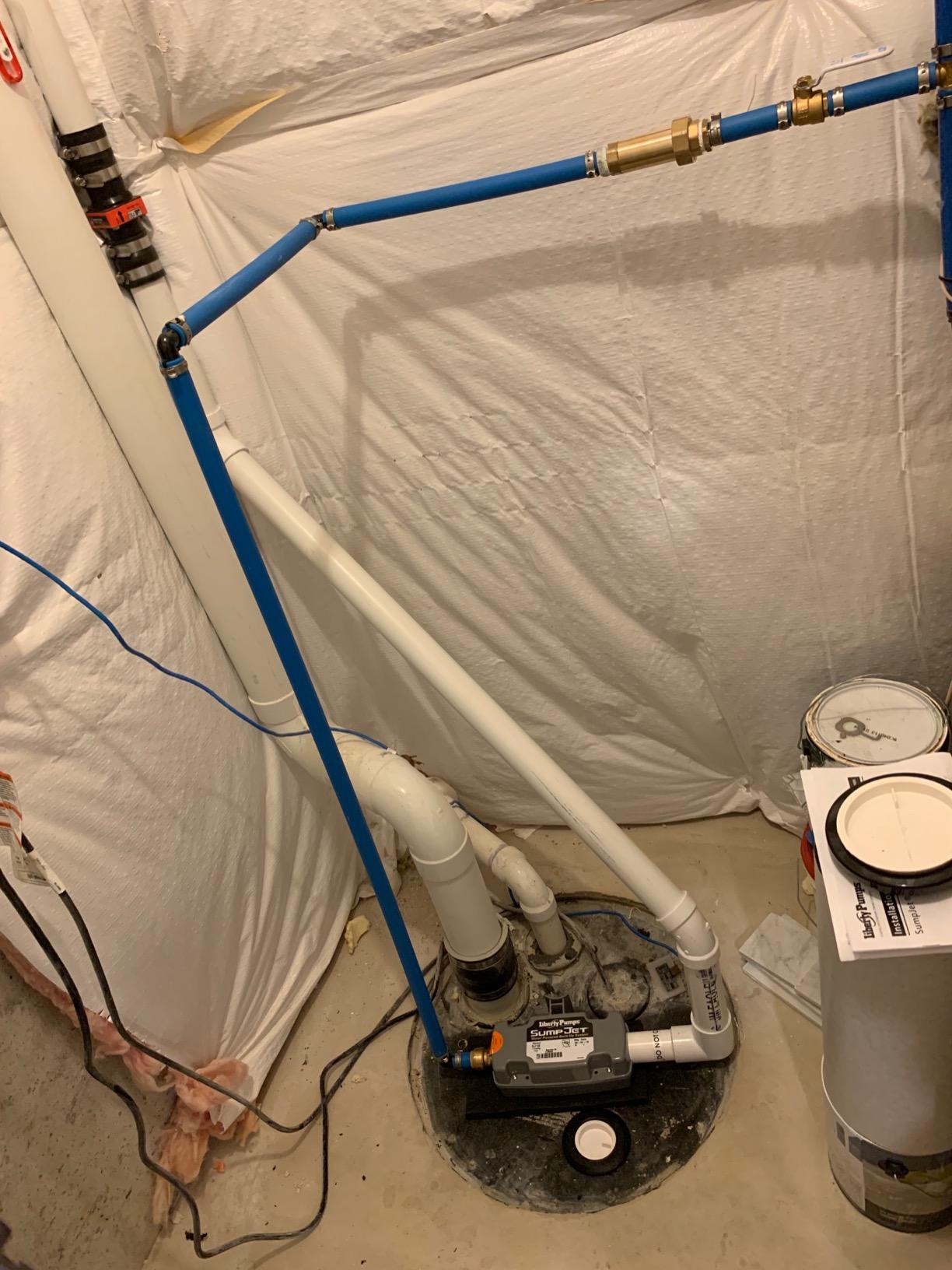 SumpJet Water Powered Backup Emergency Sump Pump customer photo 2