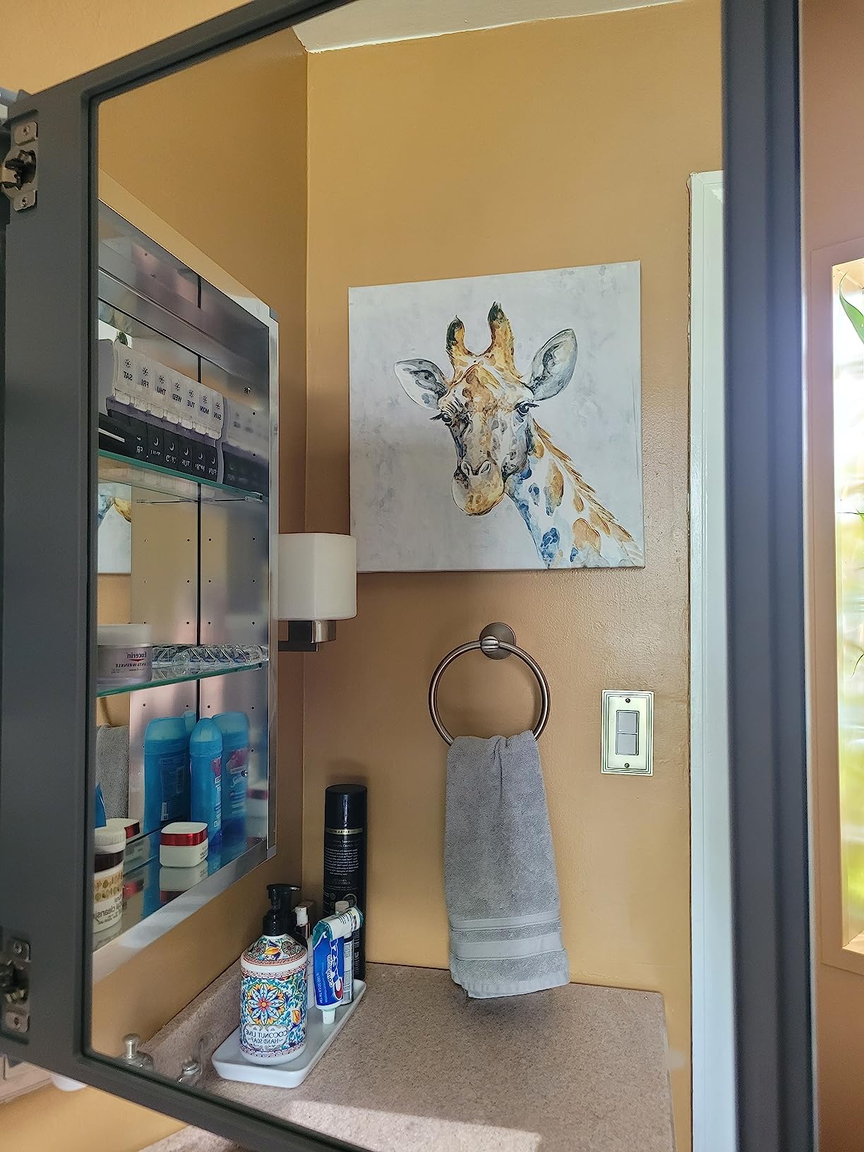Kohler Frameless Bathroom Mirror Medicine Cabinet, 20 in x 26 in | CB-CLC2026FS, Single Door, Rectangular Beveled Edge Frame, Adjustable Shelves for Storage customer photo 1
