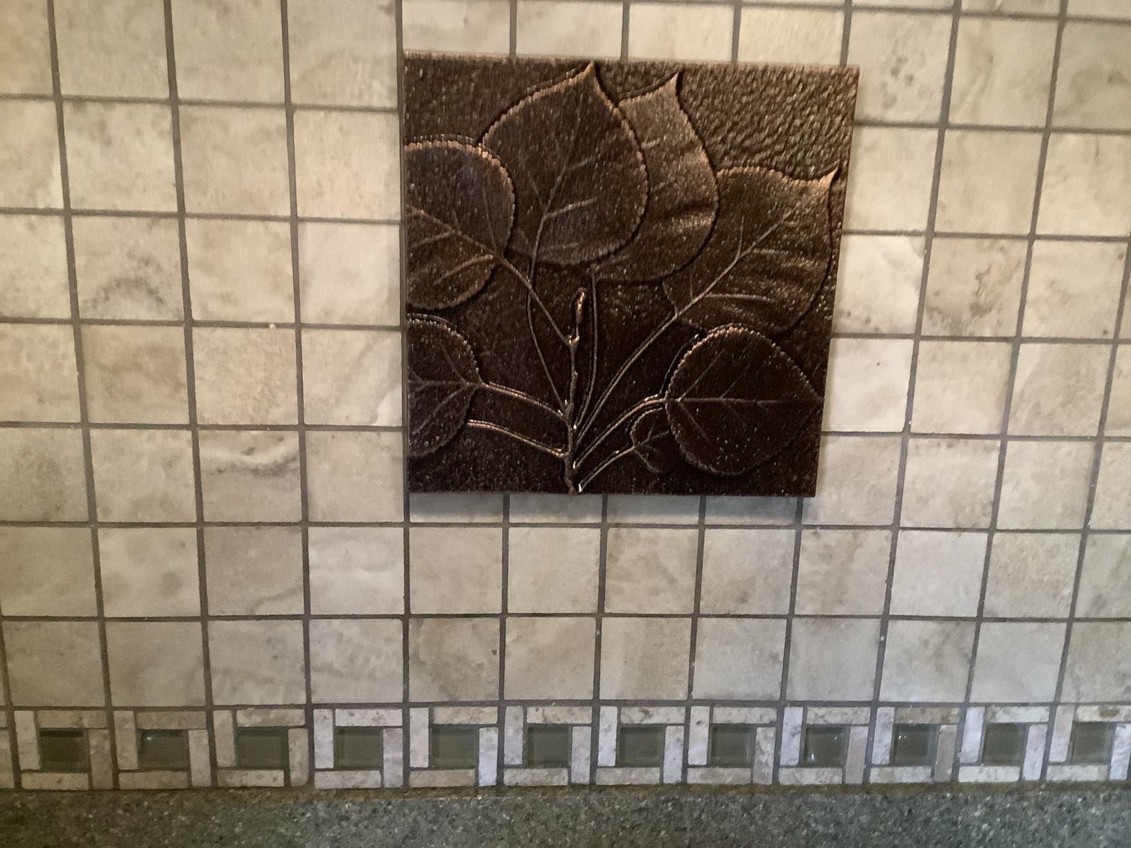 Whitehall Products Aspen Leaf Wall Decor, Antique Copper customer photo 2