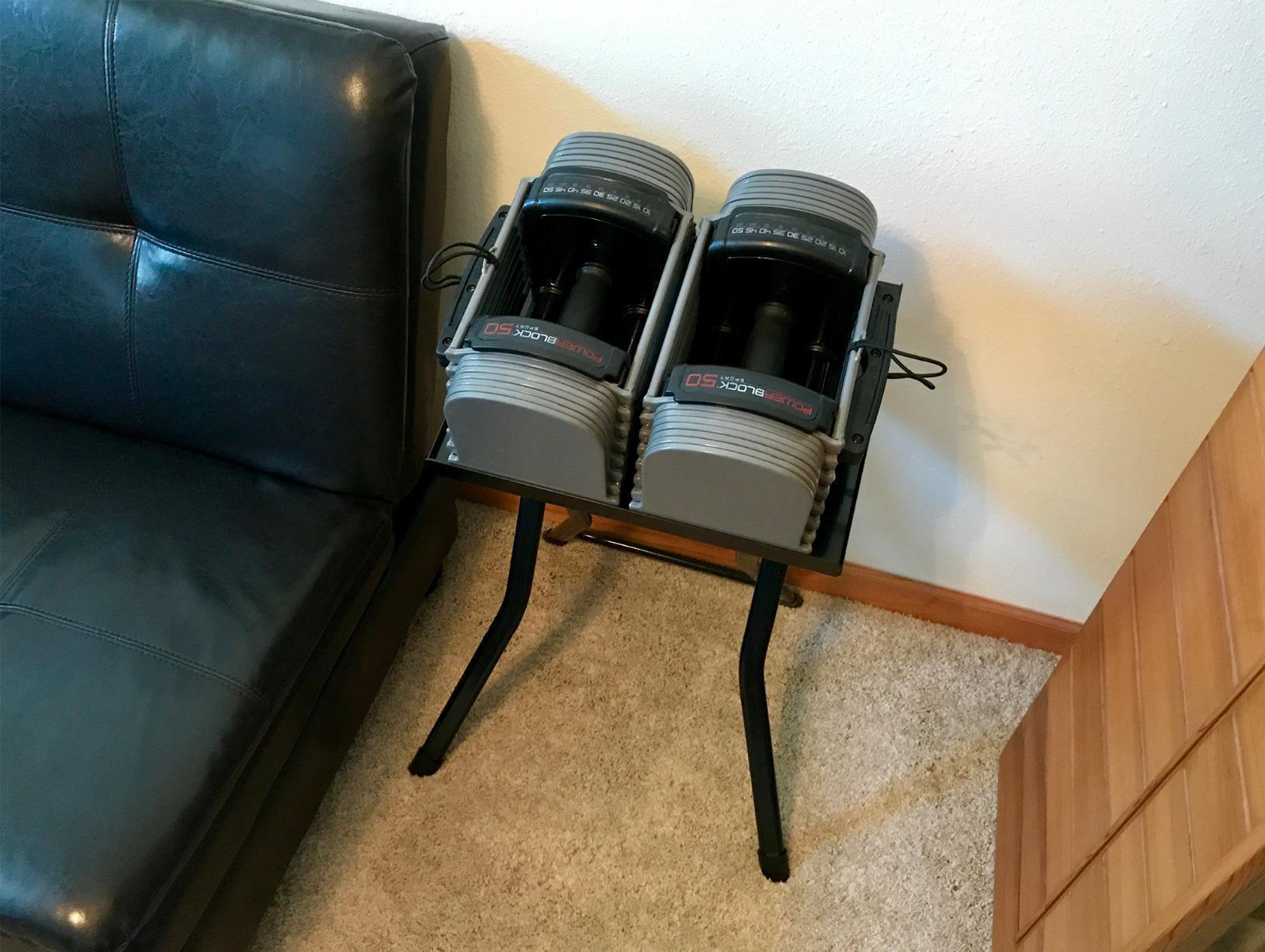PowerBlock Small Compact Stand, Dumbbell Rack & Weight Rack customer photo 1