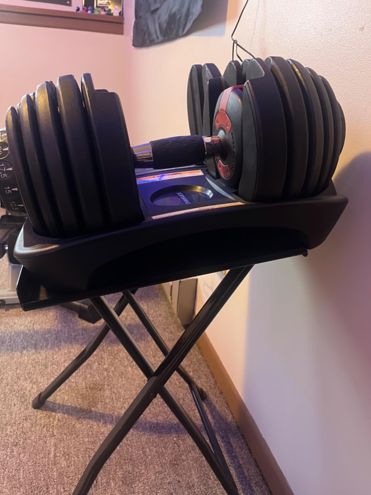 PowerBlock Small Compact Stand, Dumbbell Rack & Weight Rack customer photo 2
