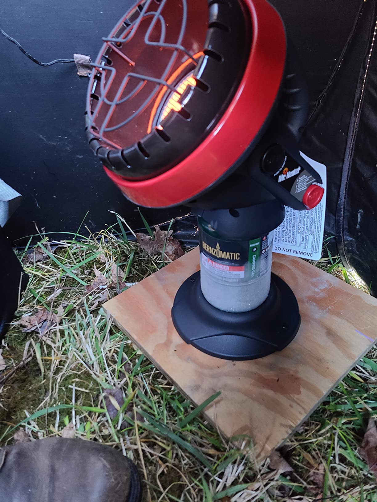Mr. Heater 3,800 BTU Little Buddy Portable Radiant Propane Heater customer photo 1