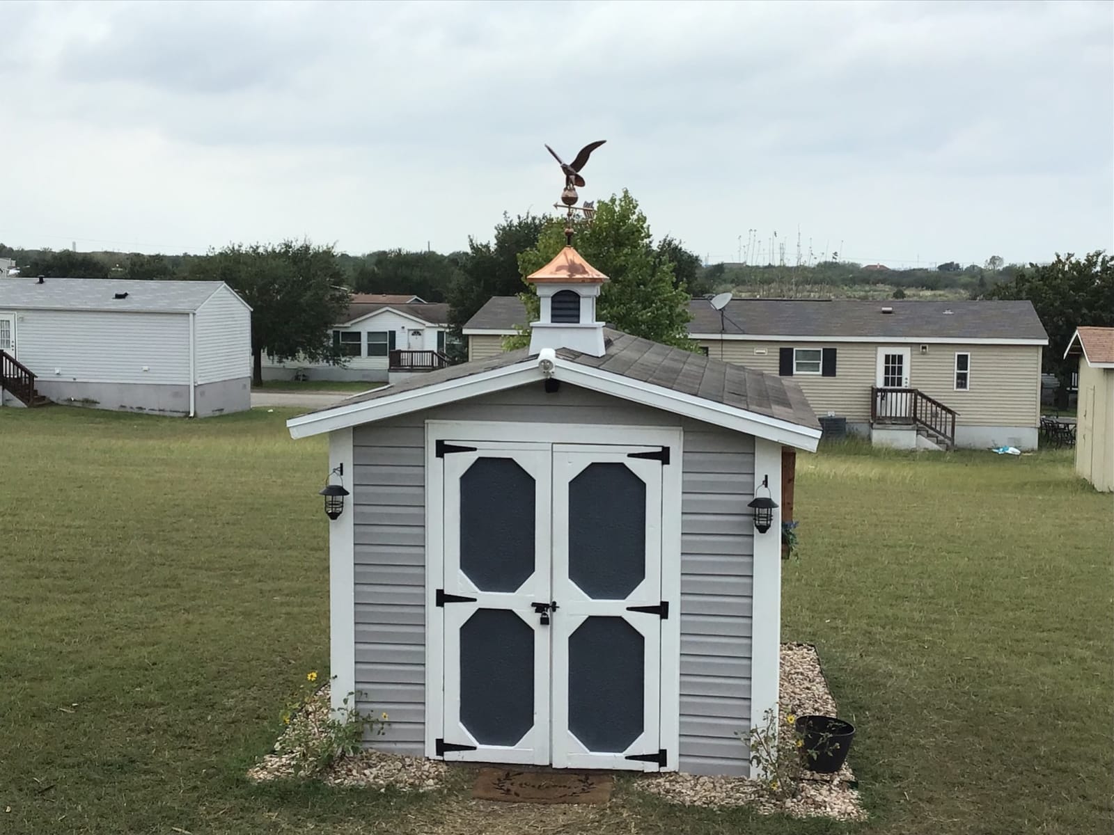 Good Directions 8815PR Eagle Cottage Weathervane, Polished Copper with Roof Mount, Medium customer photo 2