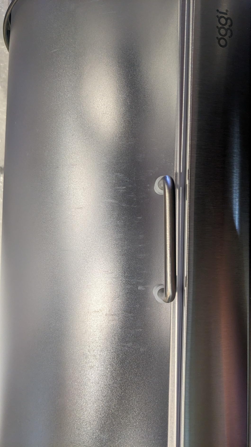 Oggi Stainless Steel Roll Top Bread Box for Kitchen Countertop with Frosted Plexilass Lid - Fits Multiple Loaves of Bread and Other Freshly Baked Goods Including Cookies, Bagels, Muffins customer photo 2