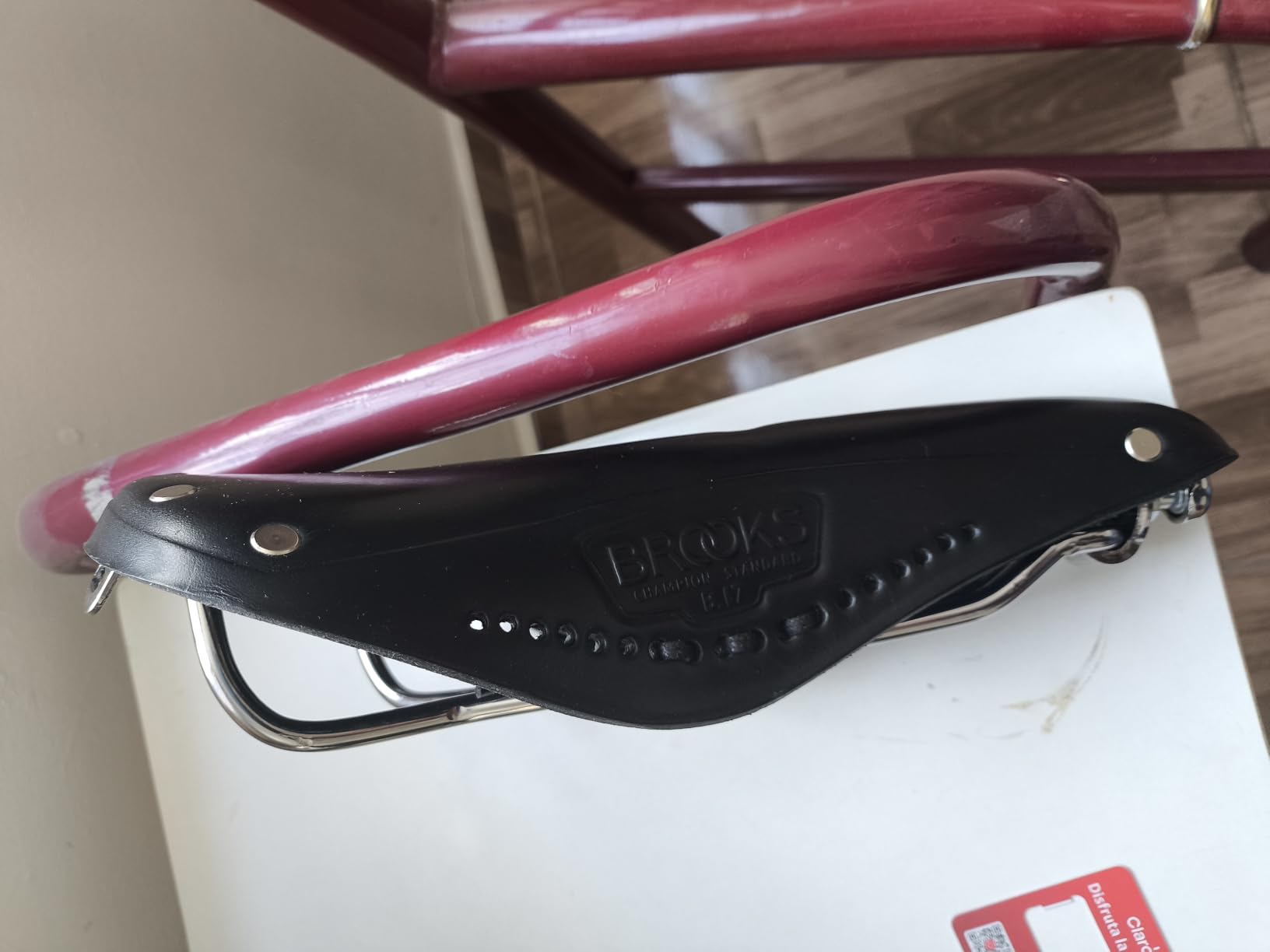 Brooks England B17 Carved, Iconic Cut-Out Leather Bike Saddle customer photo 1