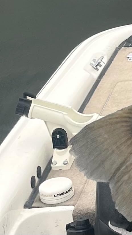 Scotty #230 Powerlock Rod Holder with #241 Side/Deck Mount, Adjustable Boat Fishing Rod Holder, Universal Cradle Design, Side or Deck Mount Installation, Marine-Grade Construction customer photo 2