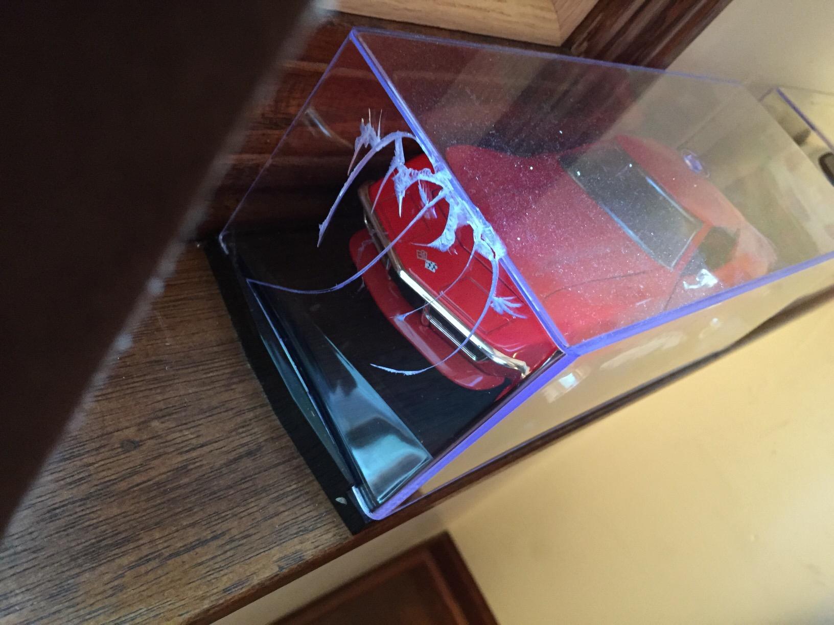 BCW Model Car Display Case | 1:24 Scale Diecast Car Display Case | Clear Acrylic Cover on Black Base | Protect and Showcase Collectible Diecast Cars from NASCAR, Formula 1, and More customer photo 2