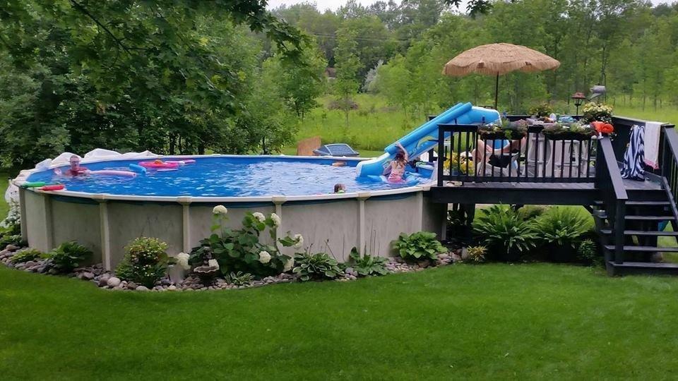 RAVE Sports Inflatable Pontoon Slide, 10 ft, Includes Large Grab Handles, Vinyl Step Insets, High Pressure Pump, Commercial Grade Inflation Valve, Heavy Duty Material, Safety Sides and Straps customer photo 1