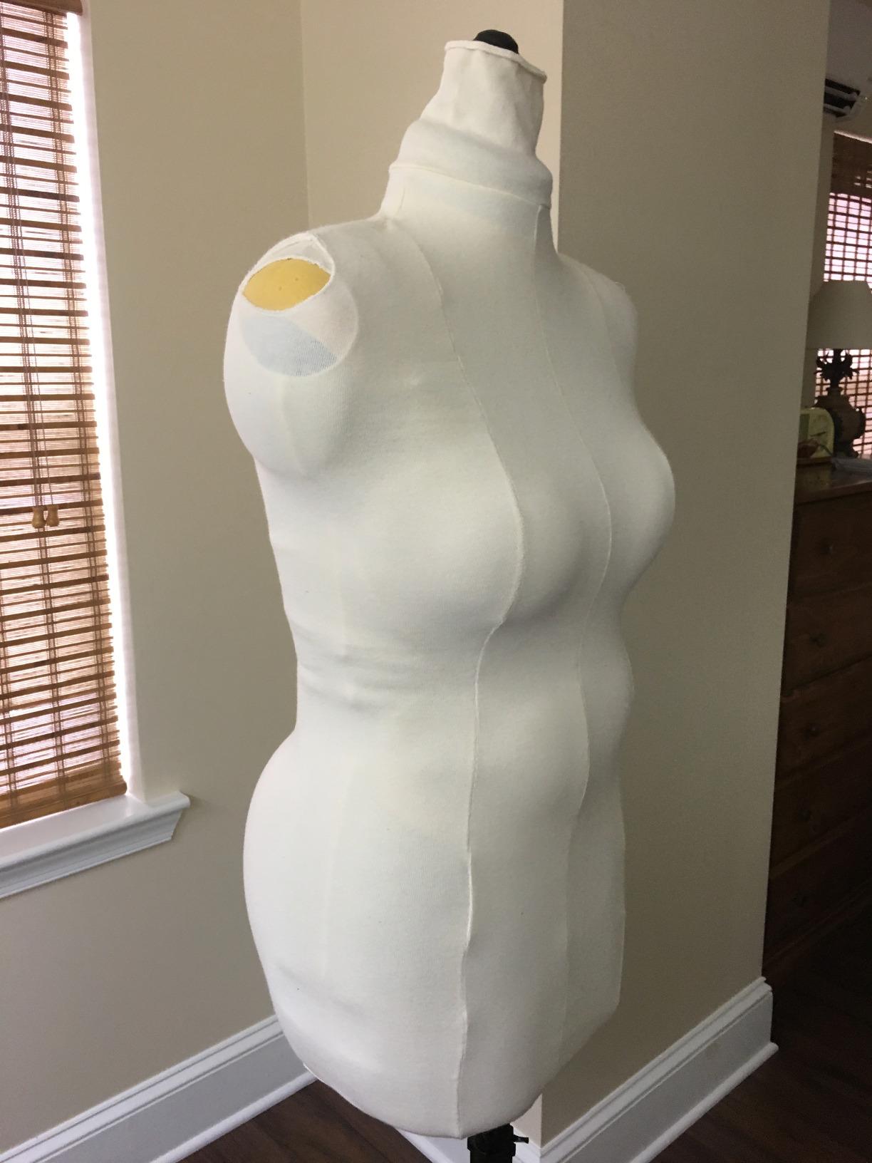 Dritz My Double Deluxe Dress Form with Adjustable Tri-Pod Stand, Medium, Blue customer photo 1
