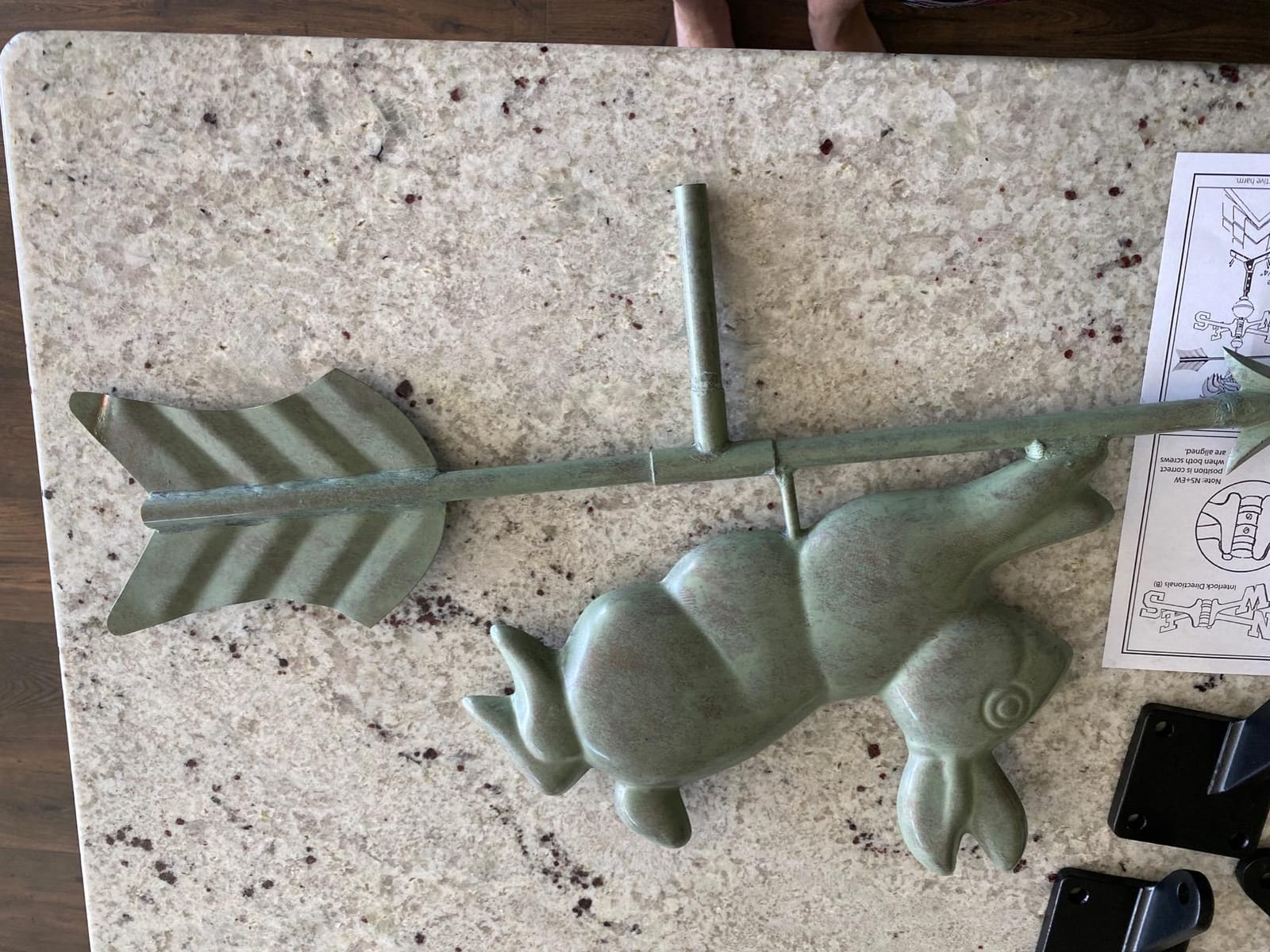 Good Directions 809V1R Rabbit Roof Mount, Blue Verde Copper Weathervane customer photo 2