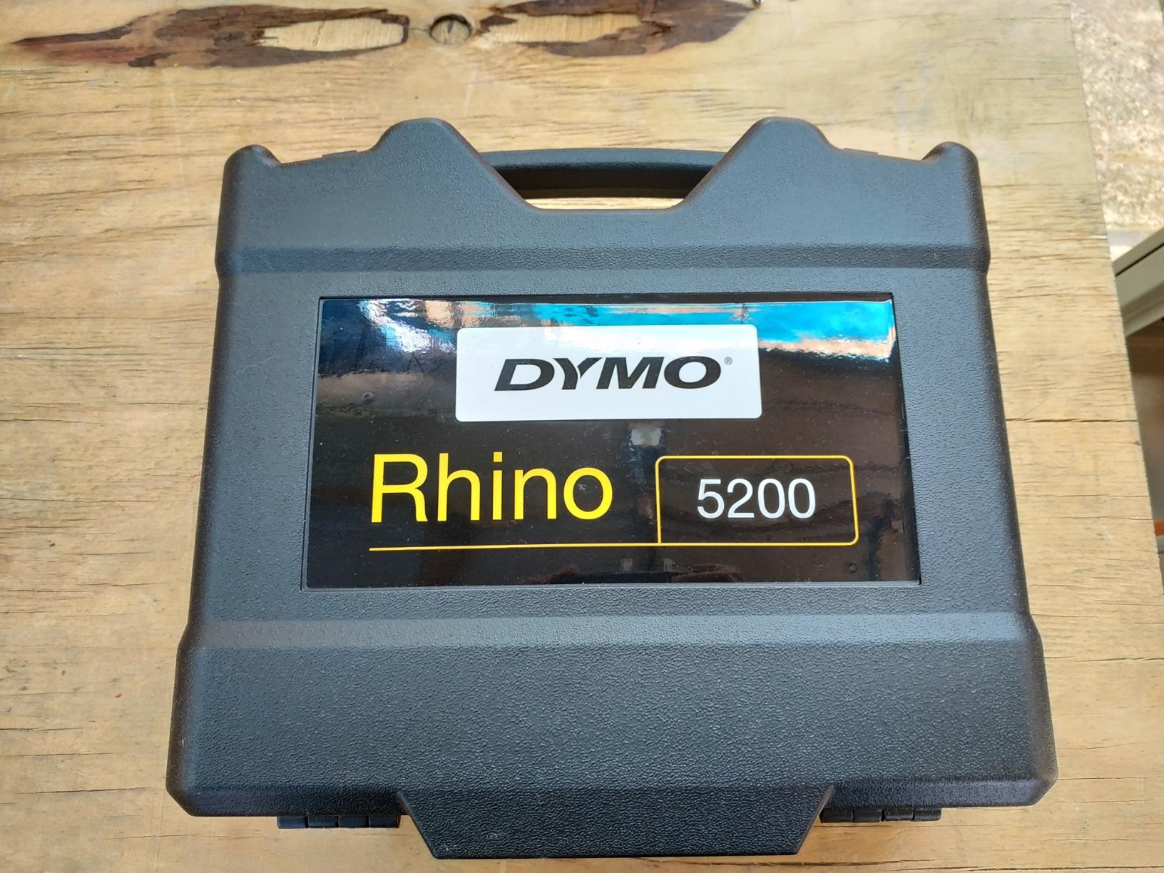 DYMO Industrial Label Maker & Carry-Case RhinoPRO 5200 Label Maker, for Job Sites and Heavy-Duty Labeling Jobs, Prints Fast, Includes 2 Rolls of DYMO Industrial Vinyl Labels customer photo 2