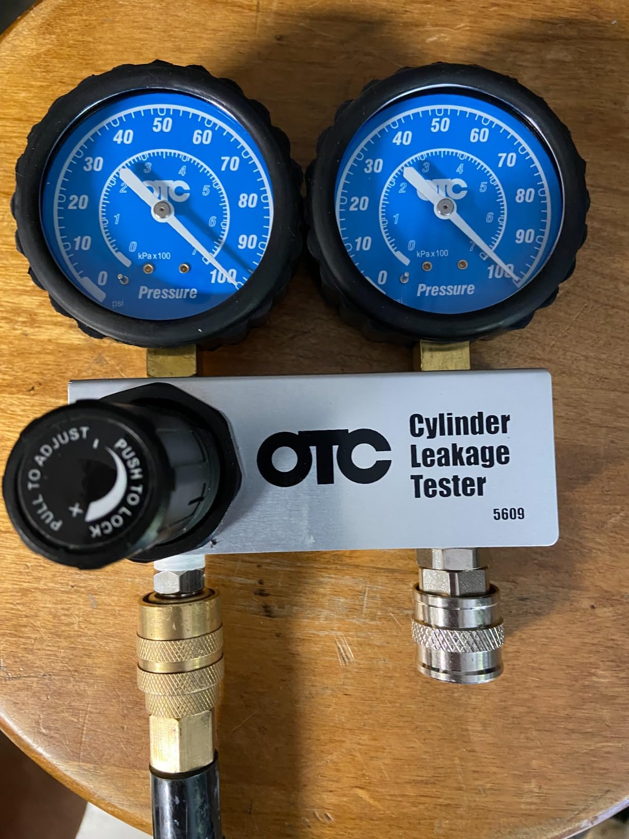 OTC 5609 Cylinder Leakage Tester Kit - Quickly Diagnose Internal Engine Problems like Bad Rings, Valves, and Leaking Head Gaskets customer photo 2