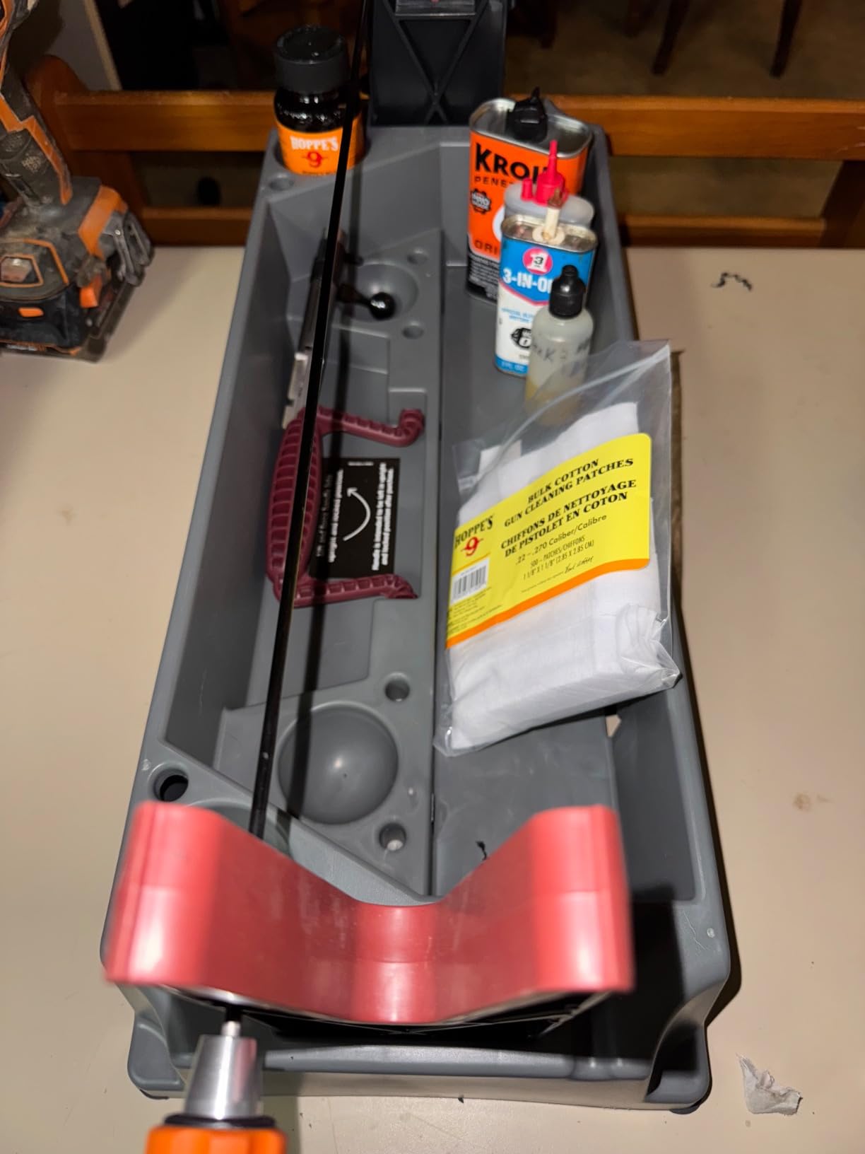 Tipton Gun Butler with Non-Marring Cleaning Forks and Storage Compartments for Secure Firearm Cleaning and Maintenance Green customer photo 1