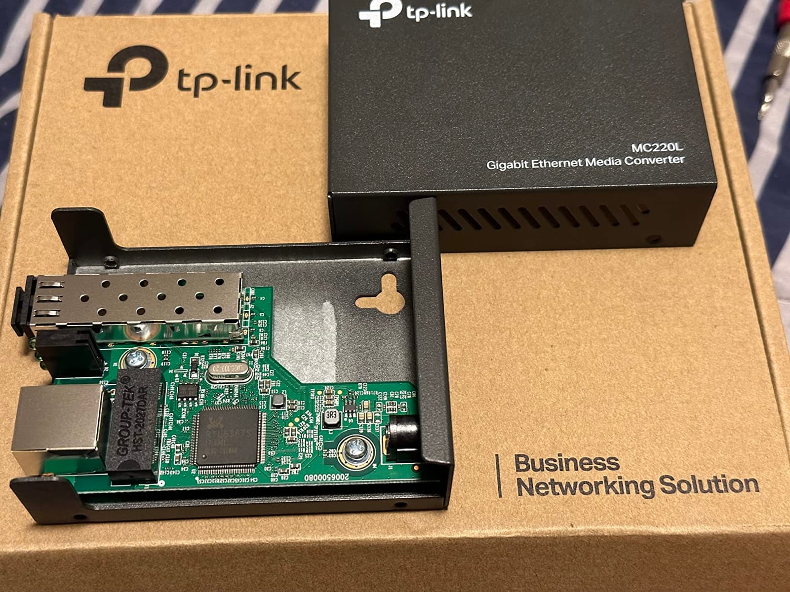 TP-Link MC220L, Gigabit SFP to RJ45 Fiber Media Converter | Fiber to Ethernet Converter, Plug and Play, Durable Metal Casing, Versatile Compatibility, Auto Negotiation, UL Certified customer photo 1