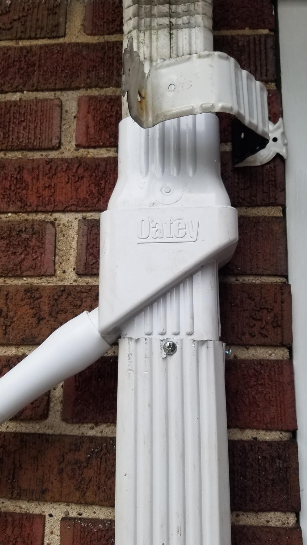 Oatey Mystic Rainwater Collection System, 2 in. x 3 in., White customer photo 1