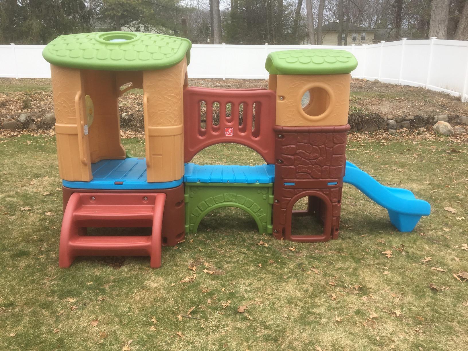 Step2 Clubhouse Climber Playset for Kids, Jungle Gym with Elevated Playhouse, Outdoor Backyard Playground Set, Two Toddler Slides, Ages 2 to 6 Years Old customer photo 2