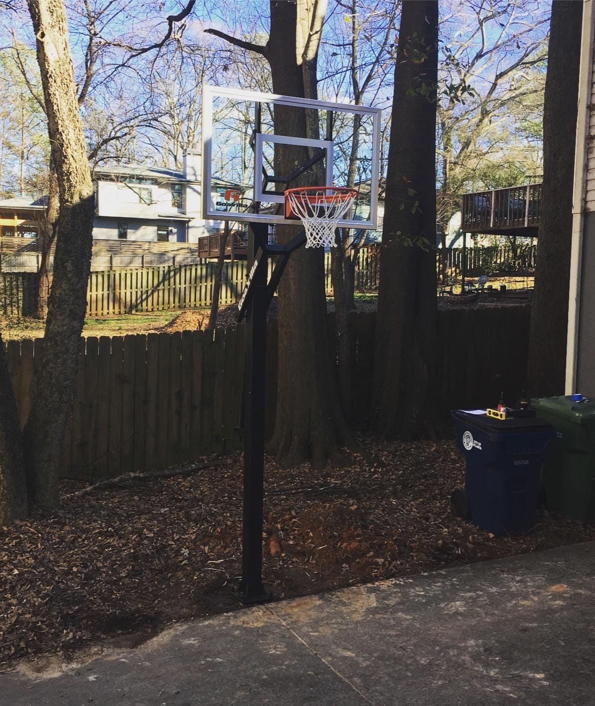 Goalrilla GS54 In Ground Basketball Hoop with Adjustable Height Backboard and Pro-Style Breakaway Rim customer photo 1