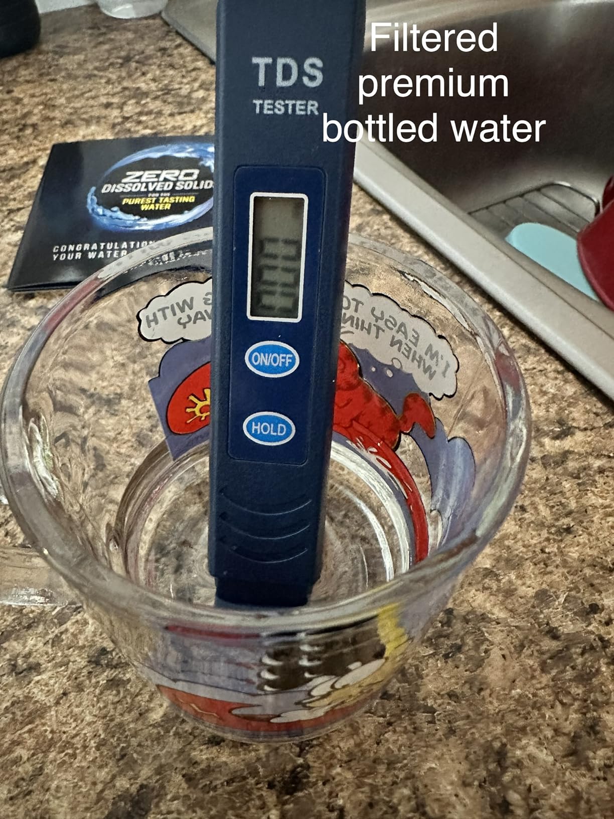 ZeroWater 23-Cup Water Filter Dispenser Removes PFOA/PFAS | IAPMO certified: Lead, PFOA/PFOS, chromium, mercury; 5-stage Advanced Filtration; 0 TDS Water Filter Pitcher customer photo 2