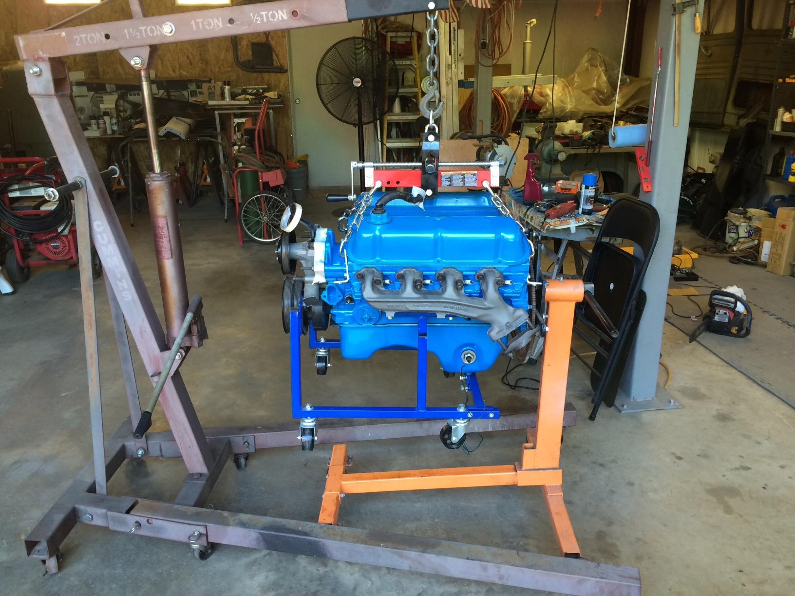 Powerbuilt Engine Leveler with Handle, 1500 Pound. 3/4 Ton Capacity, Four Point Mounting System, Adjust Engine Tilt - 640470 customer photo 2