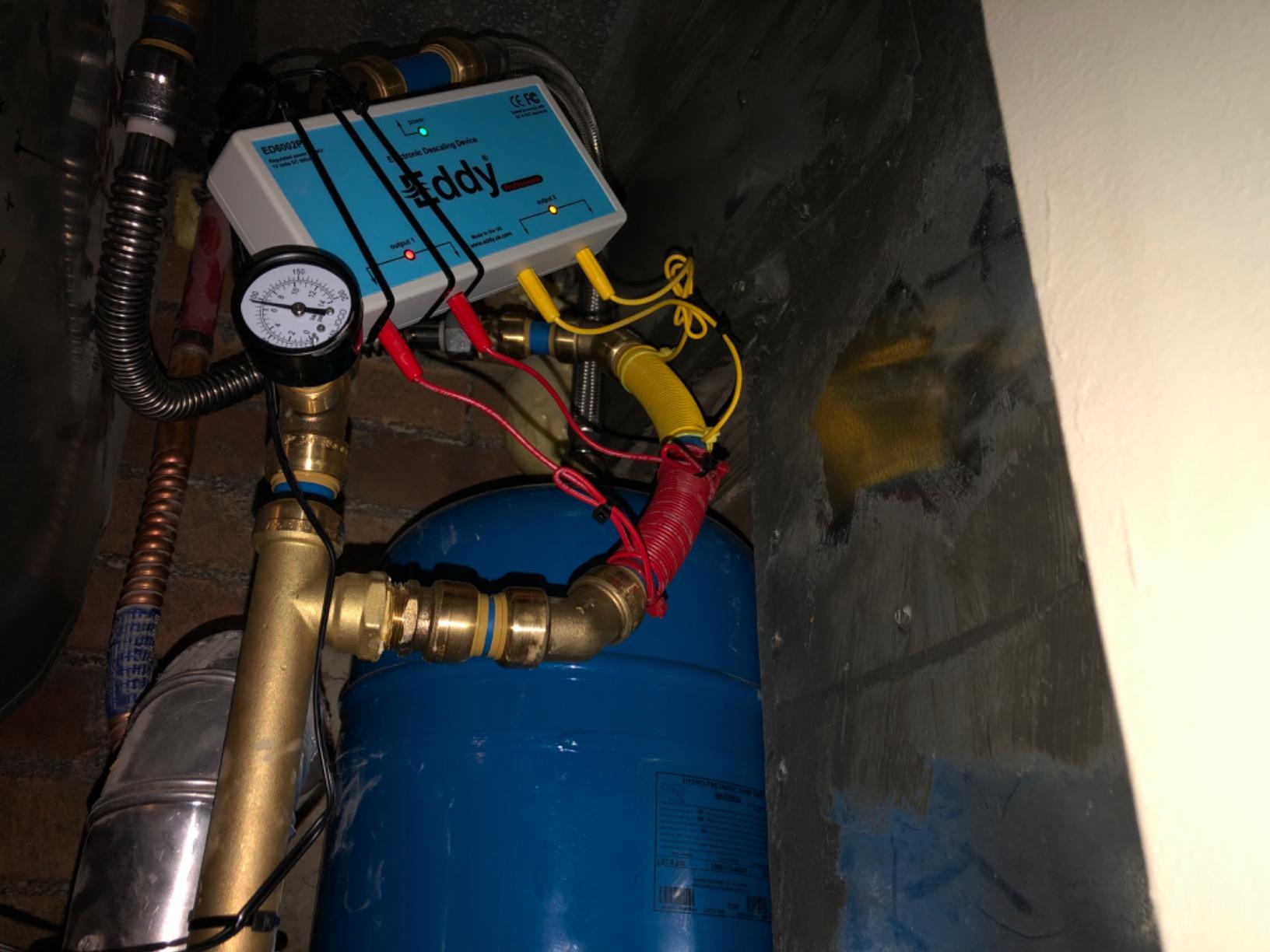 EDDY Inductive No Salt Water Softener Alternative | Electronic Water Descaler for Whole House | Reduces Limescale | Electromagnetic Water Conditioner customer photo 1