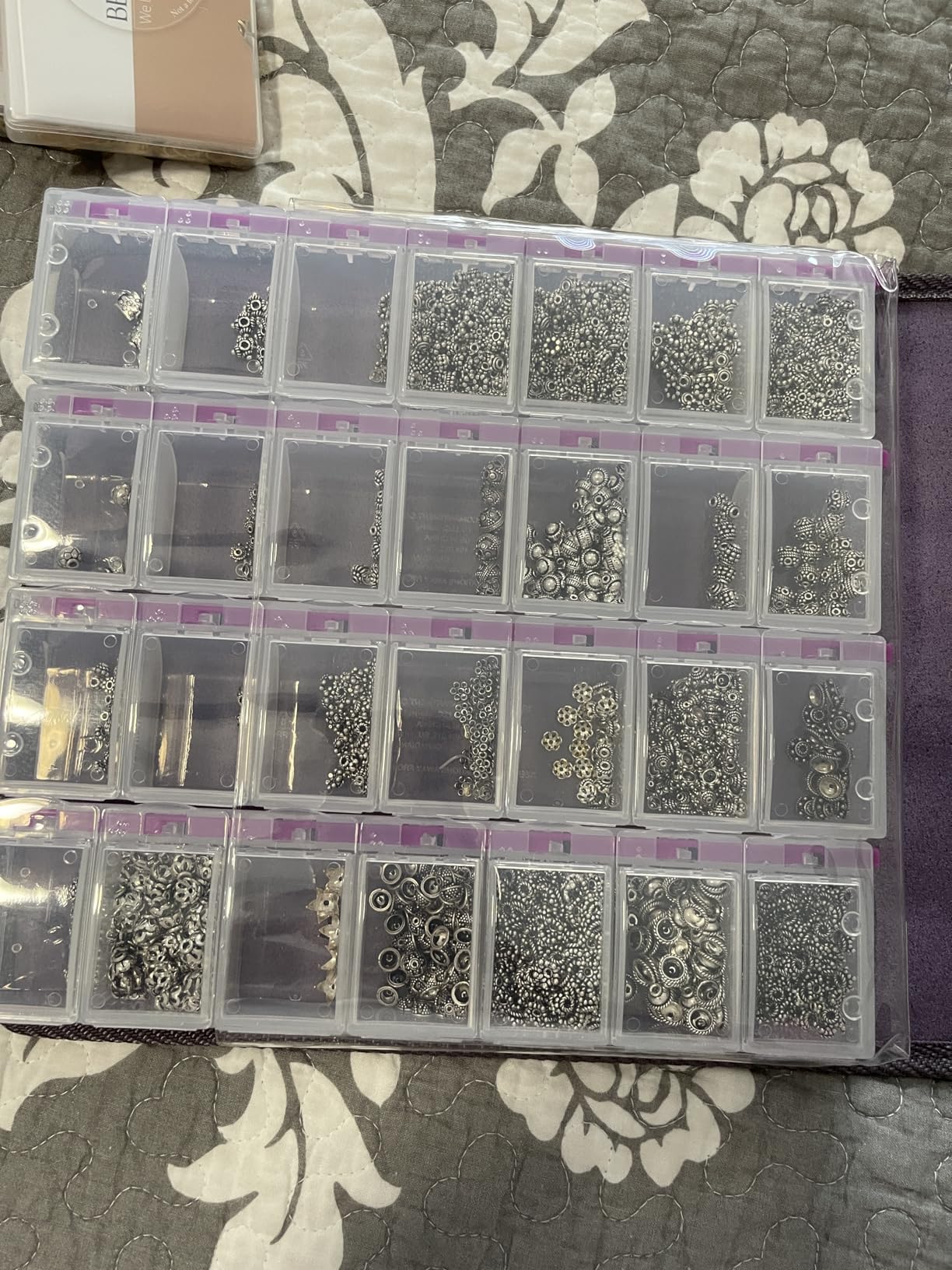 Craft Mates Double-Sided Case, 8 Organizers, Locking Compartments, Clear | Clear Plastic Storage for Buttons, Pins, Jewelry, Diamond Art & Craft Supplies, Large Portable Organizer for Crafters customer photo 1