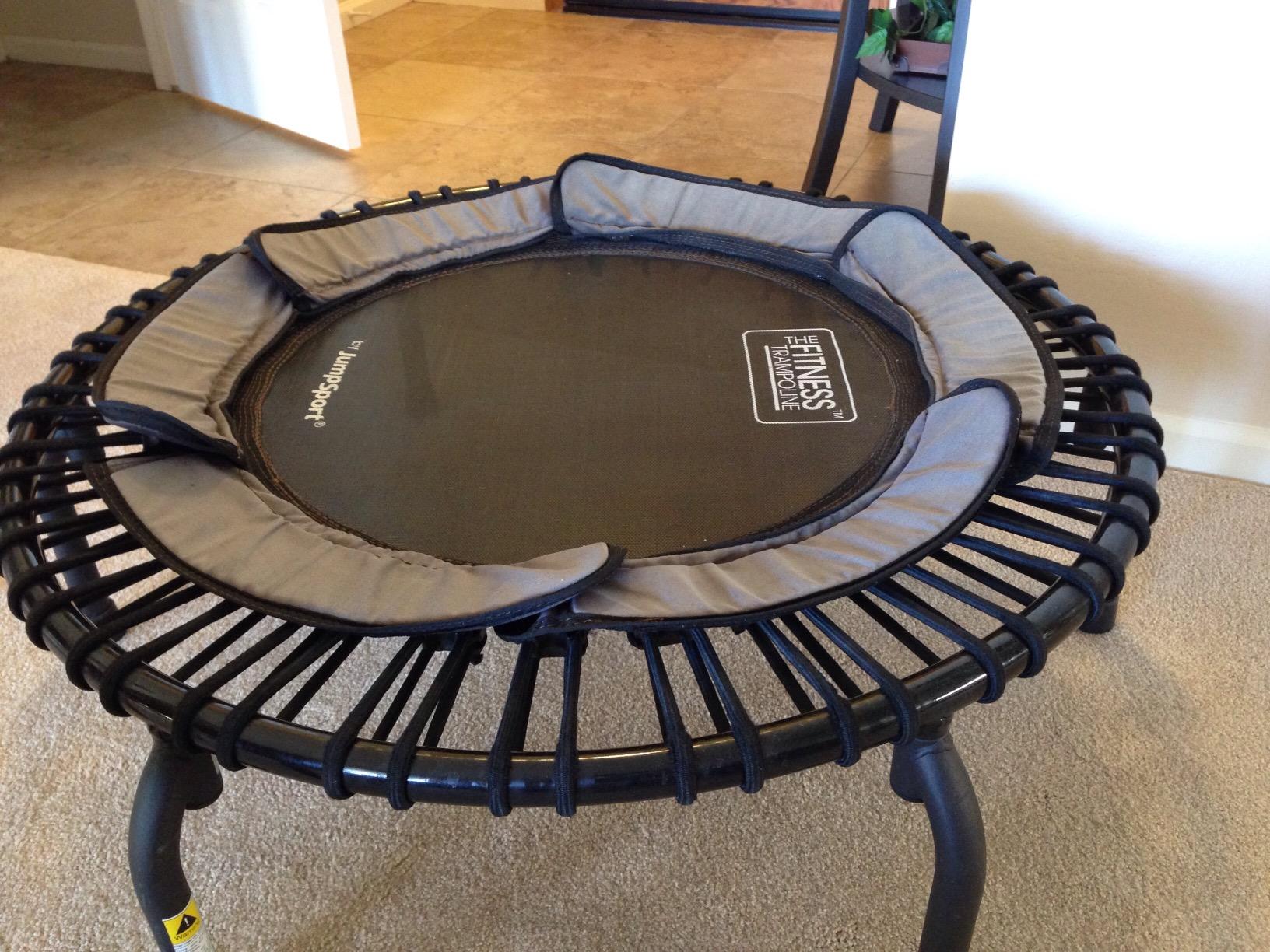 JumpSport Workout Rebounder for Adults, Mini Fitness Trampoline customer photo 1