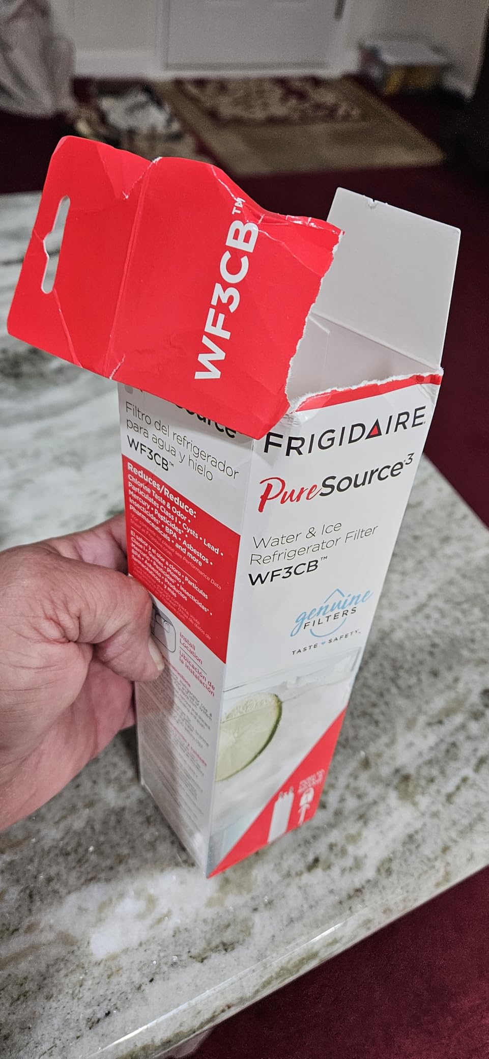 Frigidaire WF3CB Puresource3 Refrigerator Water Filter, White customer photo 2