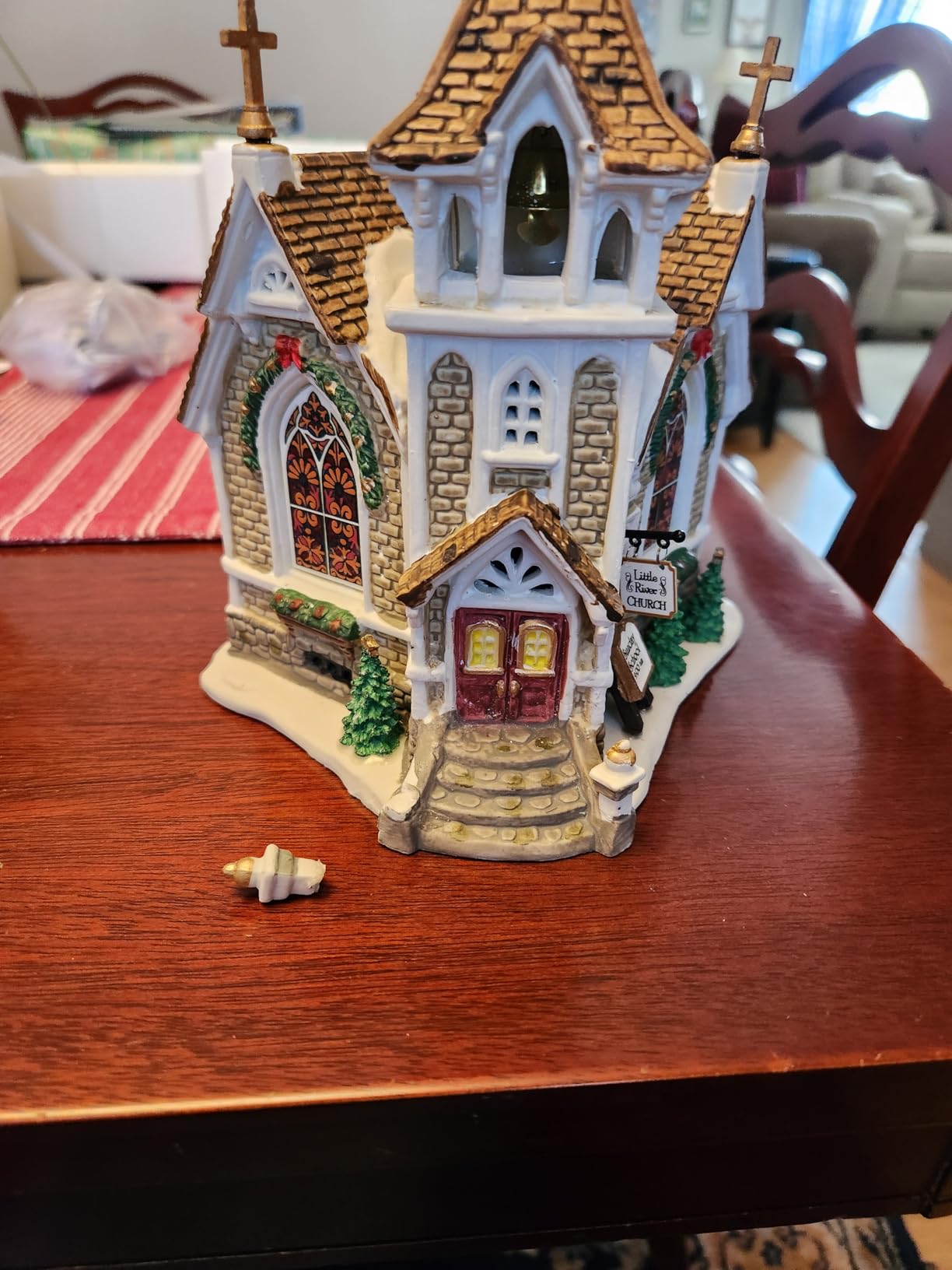 Lemax Christmas Village Little River Church Battery Operated Led - 45069 customer photo 2