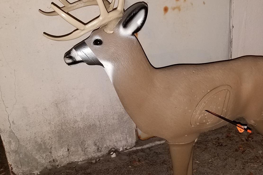 SHOOTER Buck 3D Archery Target, Replaceable Insert for Long Life, Weather-Resistant Construction, High-Density Impact-Response Foam Withstands Field Points, Broadheads, and Expandables customer photo 2