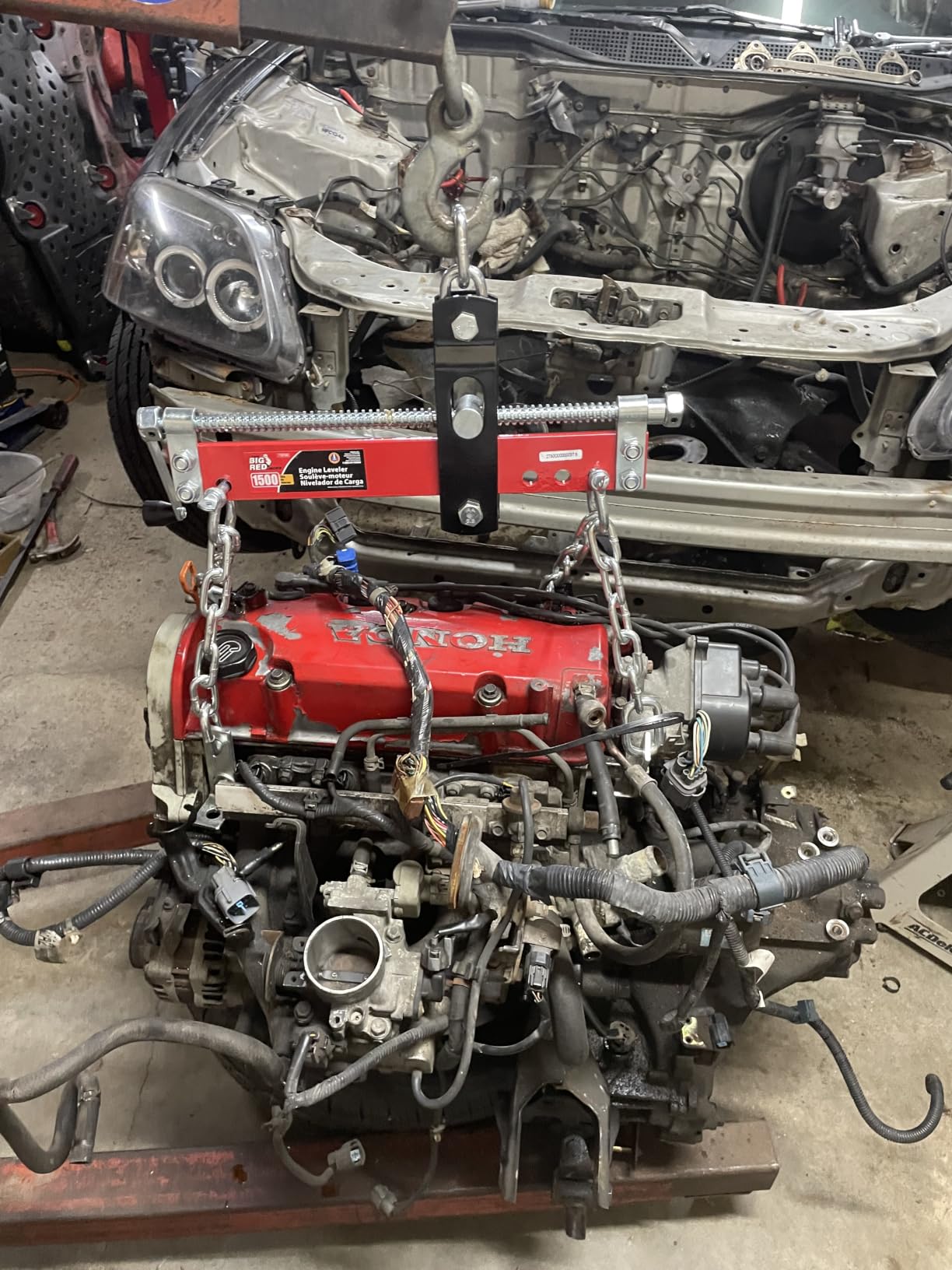BIG RED 1500LBS Engine Load Leveler, Engine Hoist Shop Crane Accessory customer photo 1