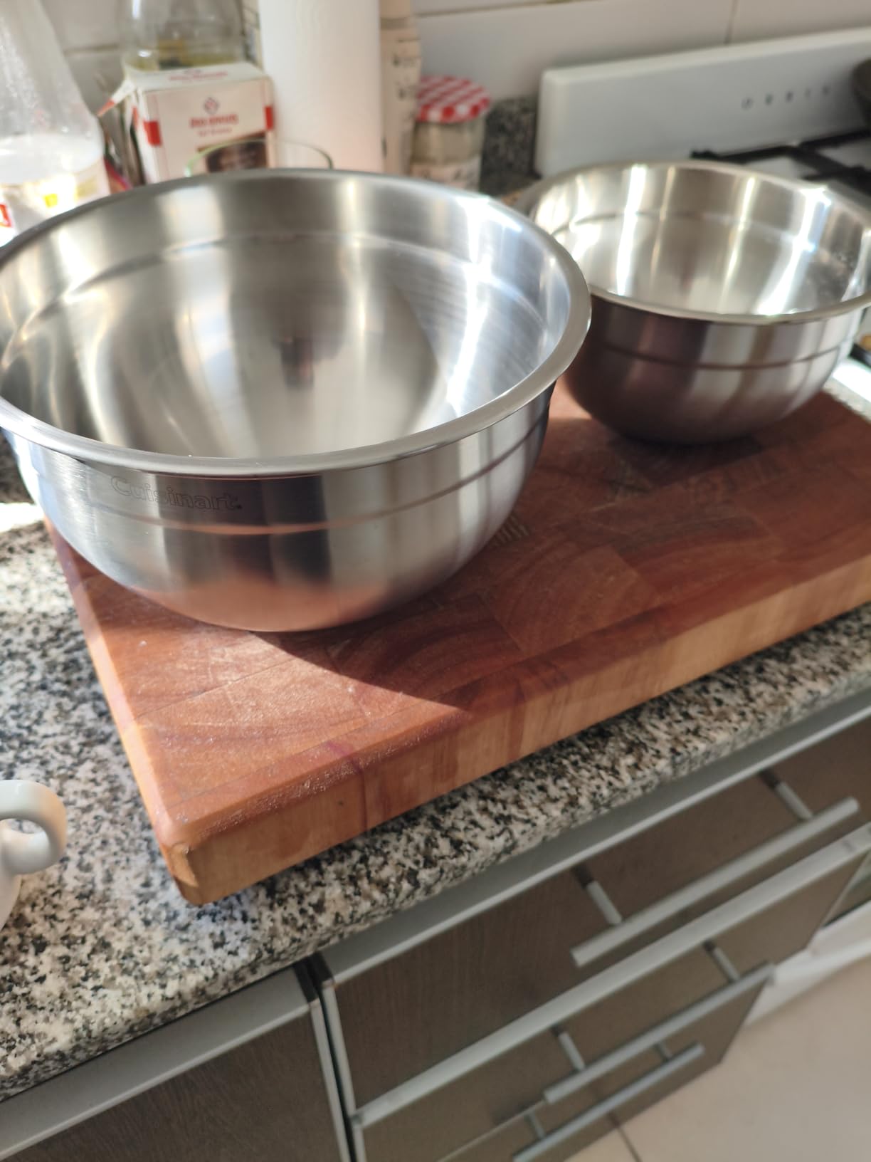 Cuisinart Mixing Bowl Set, Stainless Steel, 3-Piece Nesting Bowls for Baking, Cooking & Food Prep, CTG-00-SMB customer photo 2