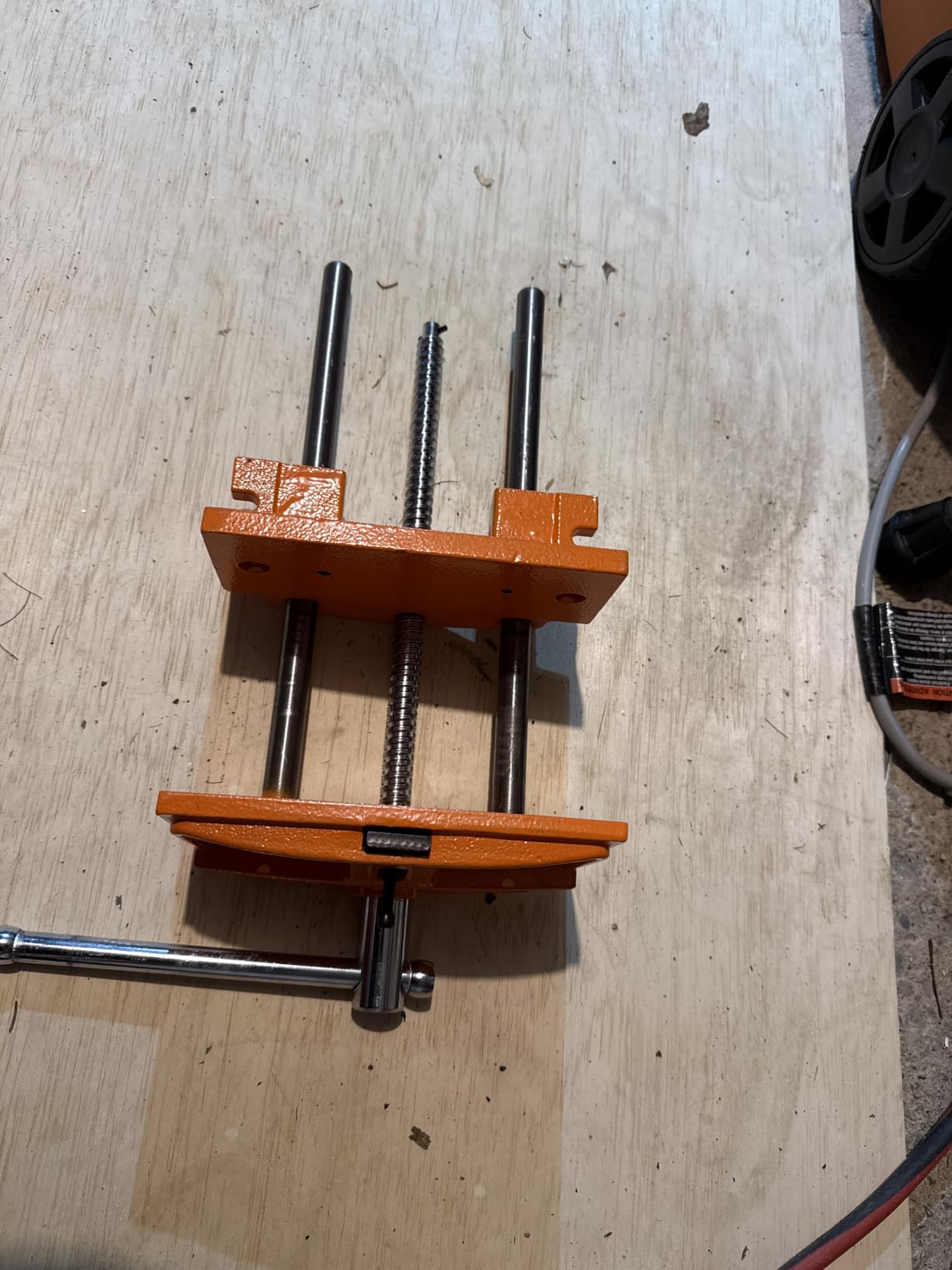 Pony Jorgensen 27091 Medium Duty Woodworker's Vise, Orange, Grey, 9-Inch By 7-Inch | 7