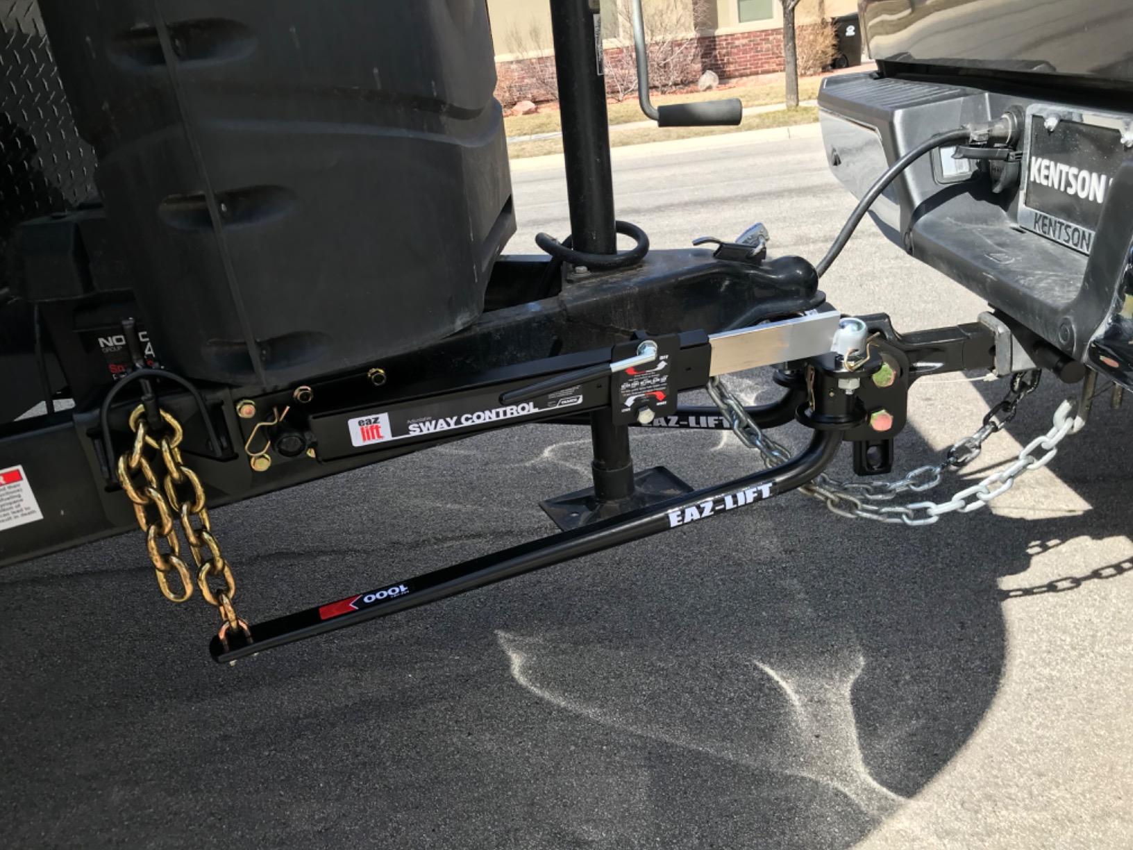 Camco Eaz-Lift Elite 1,000lb Weight Distribution Hitch Kit with Manually Adjusted Sway Control - Ready-to-Tow with Pre-Installed Hitch Ball, Sway Control Ball, U-Bolts, & Chain Package (48058) customer photo 2