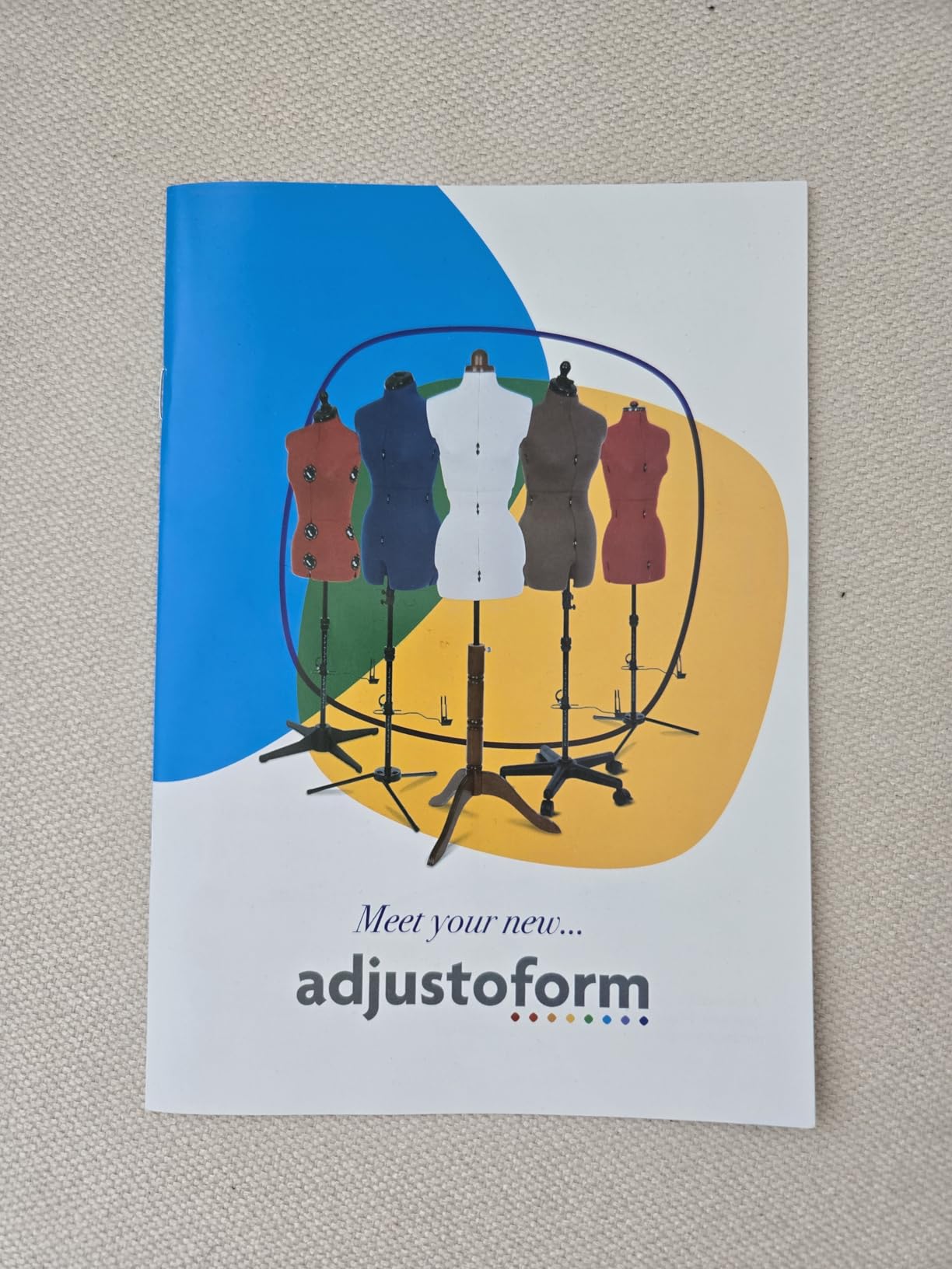 Adjustoform Sew Deluxe FG372 Adjustable Dress & Pants Form Sapphire S-M (US Dress Size 4-12) 8 Part Female Sewing Mannequin + Pin Grip Hem Marker customer photo 2