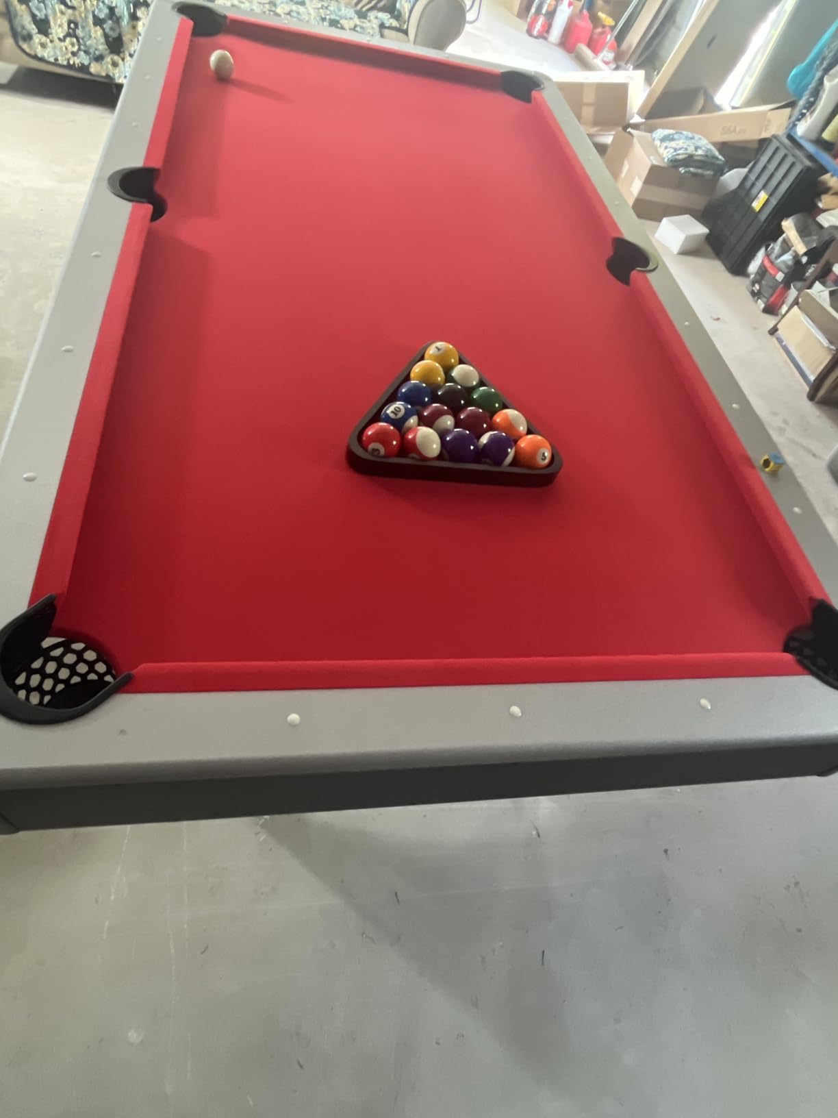 Hathaway Maverick 7 Foot Pool Table with Table Tennis Top - Space-Saving Ping Pong and Pool Table Combo for Families customer photo 1