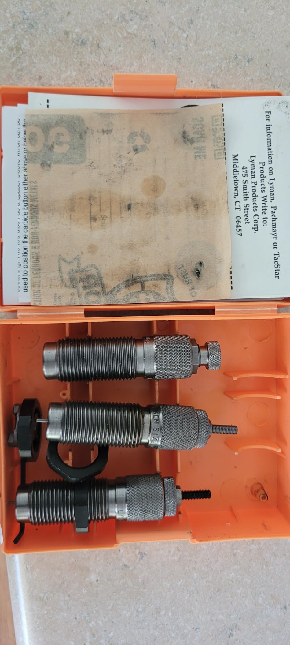 Lyman 223 Rem Carbide Deluxe Rifle 3 Die Set (5.56mm) customer photo 1