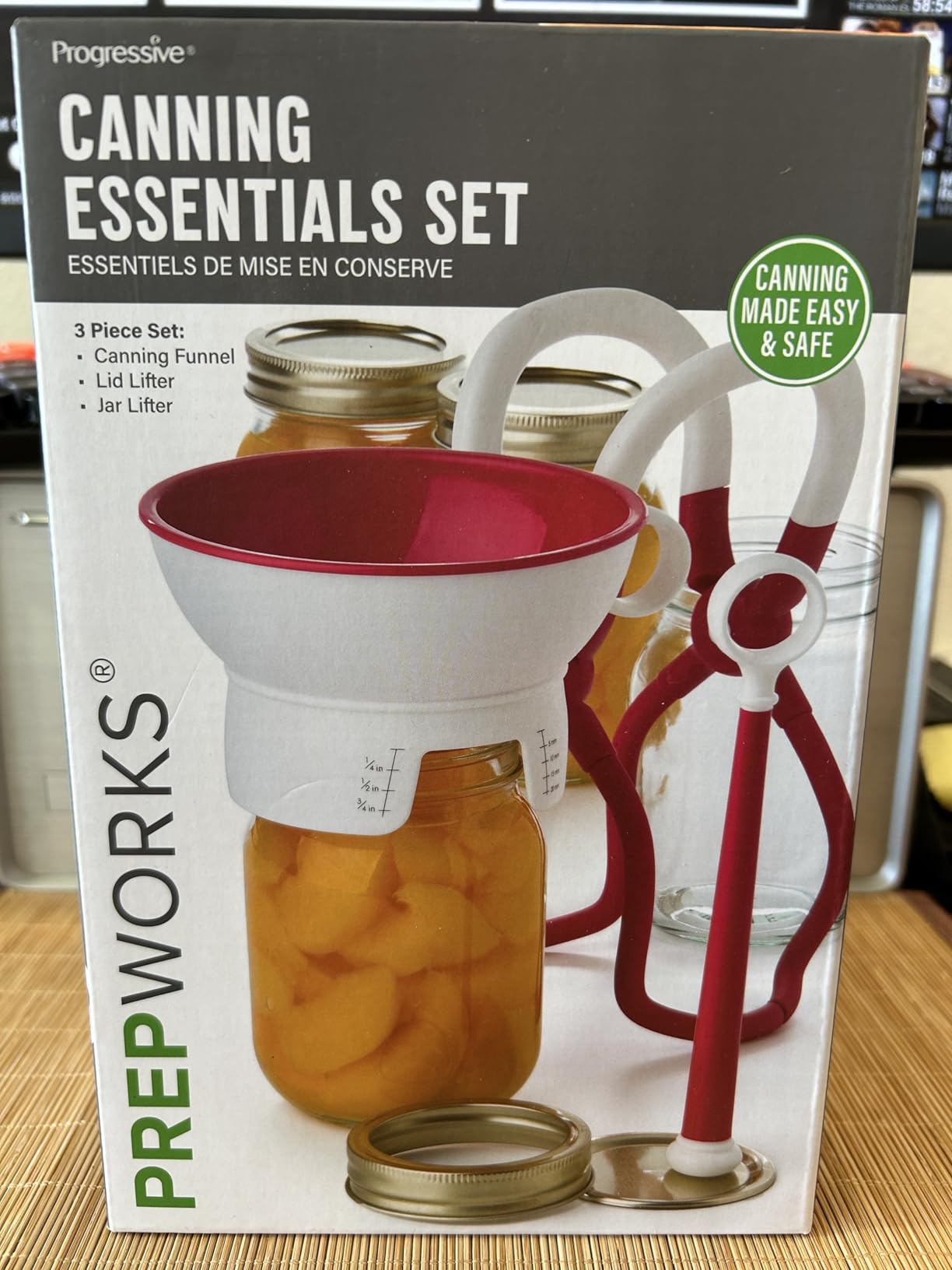 PrepWorks Canning Essentials Set - Spring-Loaded Jar Lifter, Lid Lifter, and Canning Funnel customer photo 2