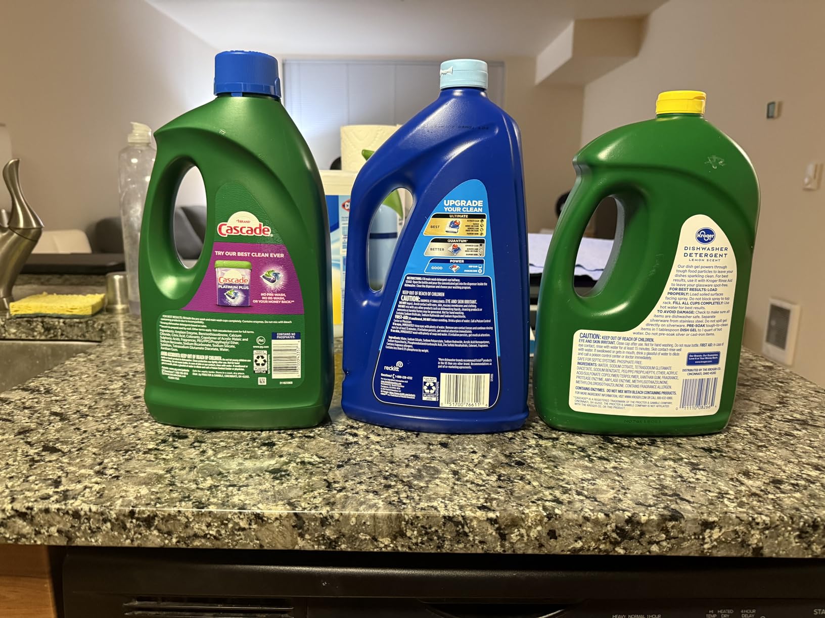 Finish Gel Dishwasher Detergent Liquid, Plastic Free Formula, Orange, 75oz customer photo 1