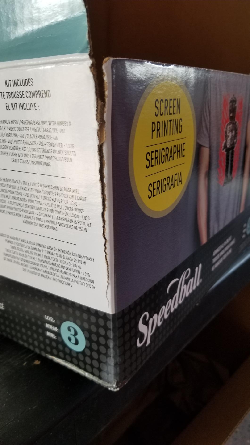 Speedball Advanced All-In-One Screen Printing Kit, Includes LED UV Exposure Lamp customer photo 1