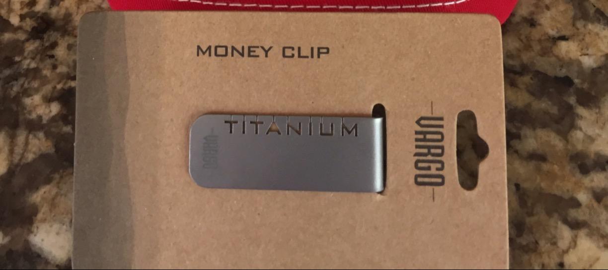 Vargo Titanium Money Clip | Ultralight 7 Grams (0.3 oz.) | Minimalist EDC Wallet - Model T-428 customer photo 1