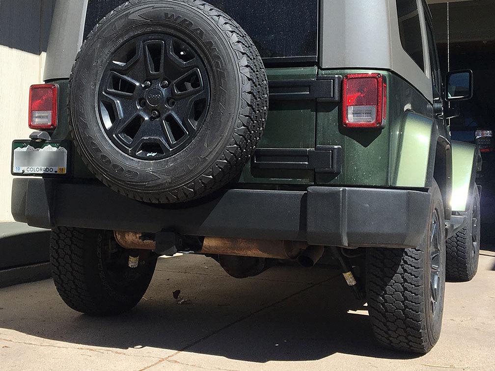MagnaFlow Performance Axle Back Exhaust System Kit 15160 | Street Series, Dual Split Rear Exit, Fits Select Jeep Wrangler JK, Jeep Wrangler customer photo 1