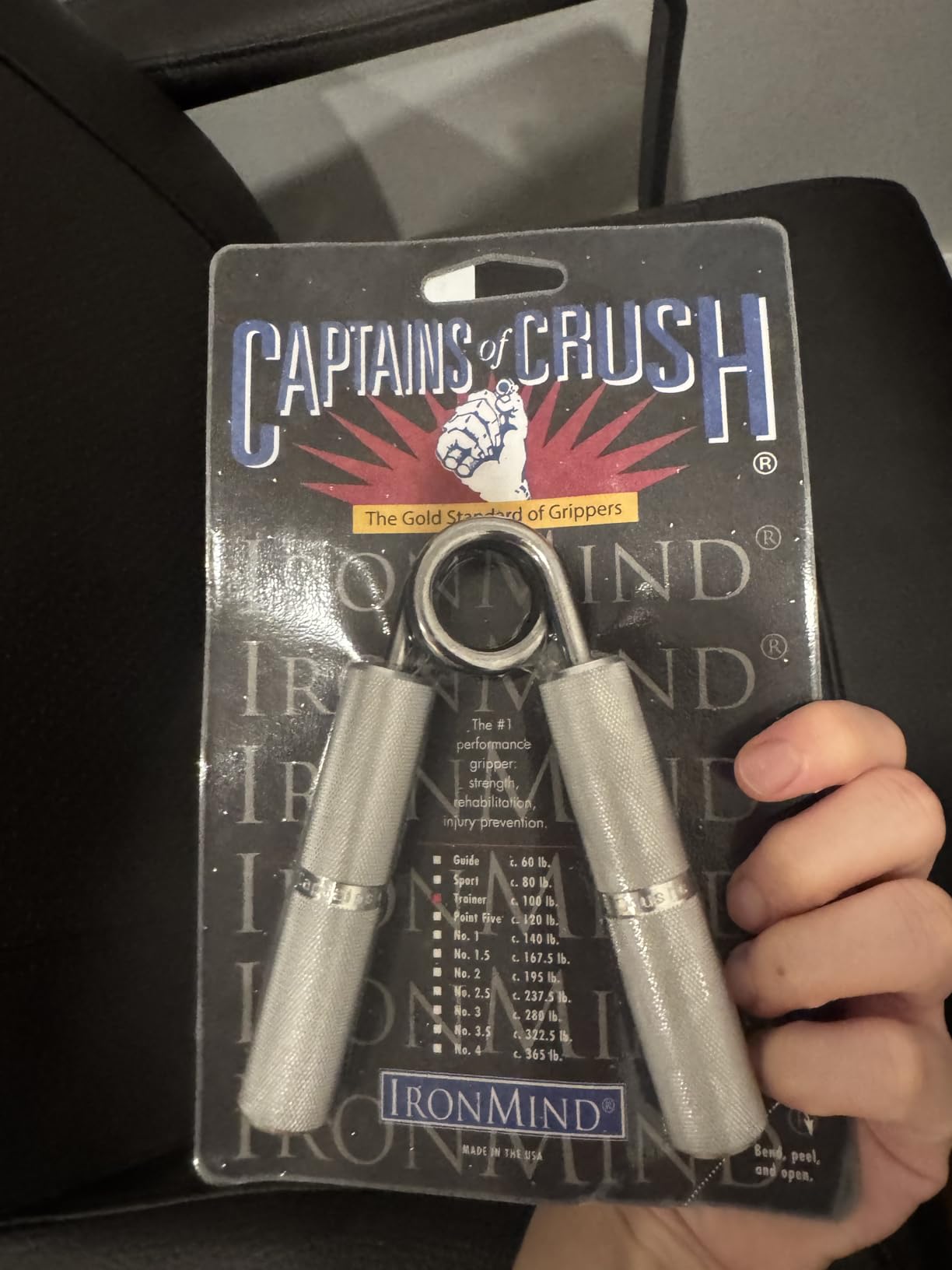 IronMind Captains of Crush Gripper | The Gold Standard of Grippers, Made in the USA customer photo 1