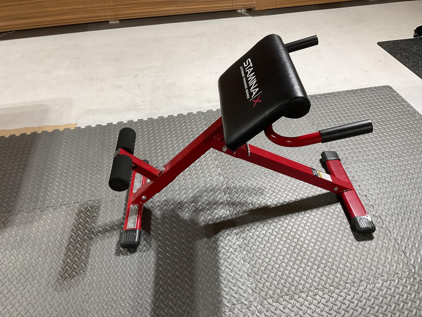 Stamina X Adjustable Ab, Back, and Core Strength Exercise, Sit-Up Fitness Hyperextension Weight Bench for At-Home Workouts customer photo 2