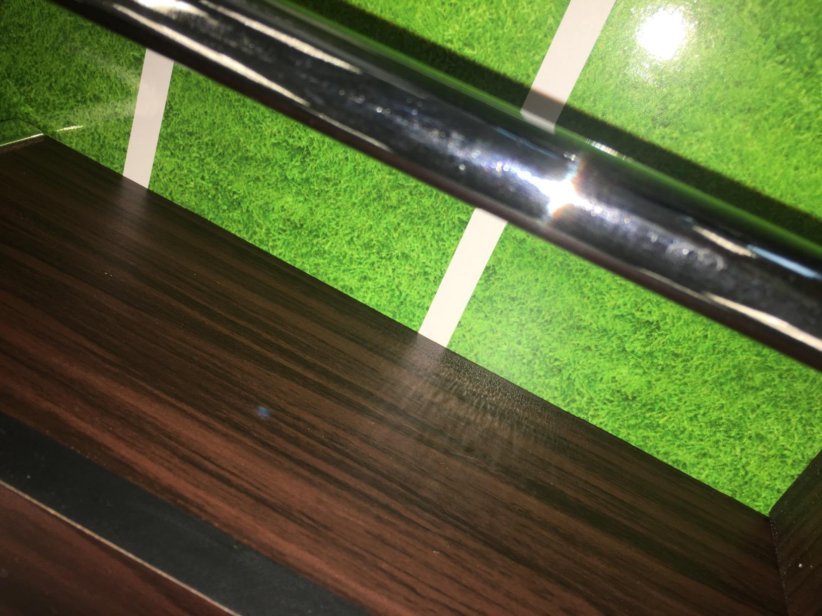 Hathaway Primo 56-In Foosball Table for Family Game Room - With Counterbalanced Players, E-Z Spin Bearings, Analog Scoring Units, Easy-Grip Handles & Adjustable Leg Levelers - Wood Grain Finish customer photo 1