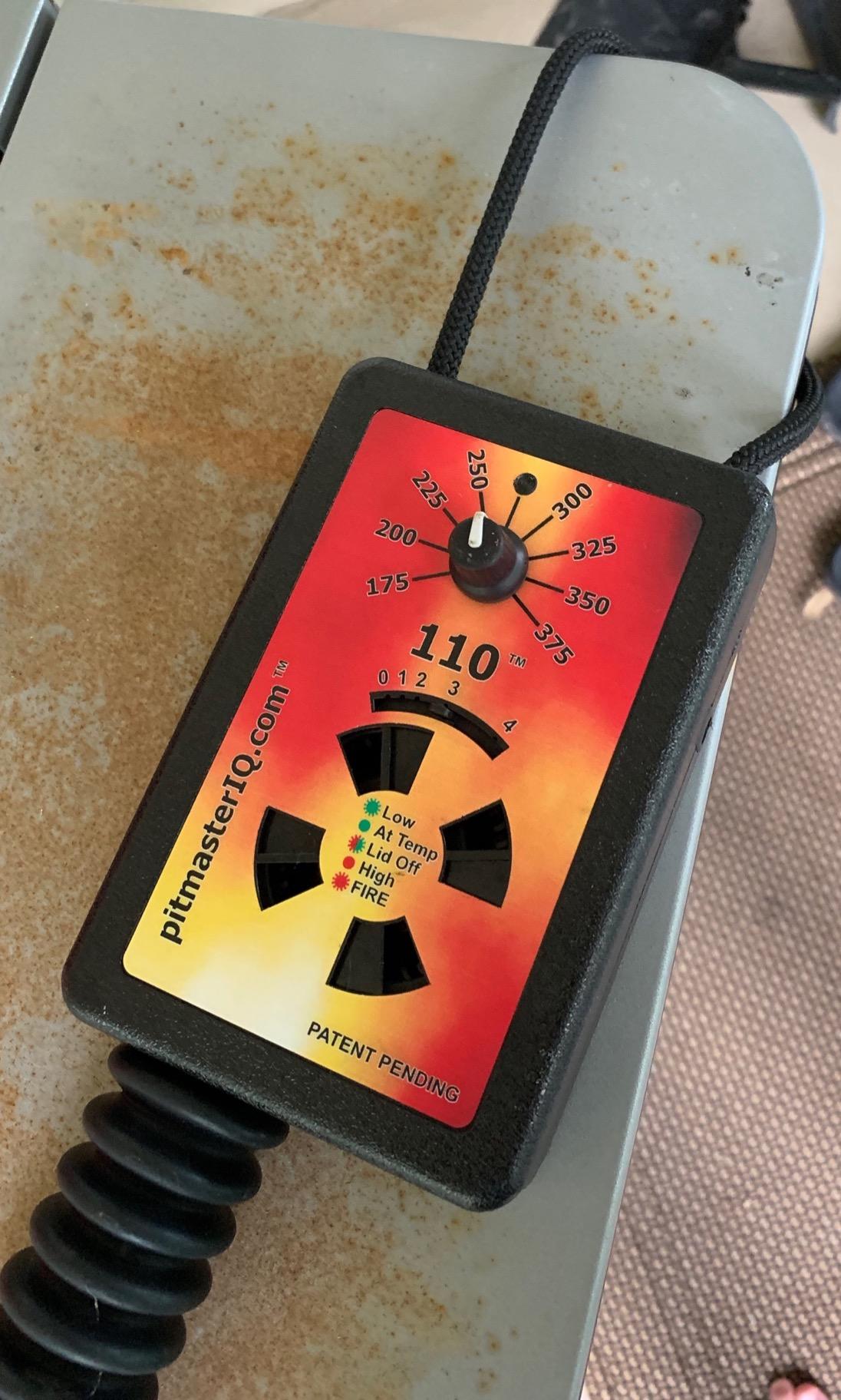 IQ110 BBQ Temperature Regulator Kit with Large Adjustable Kamado Pit Adapter customer photo 1