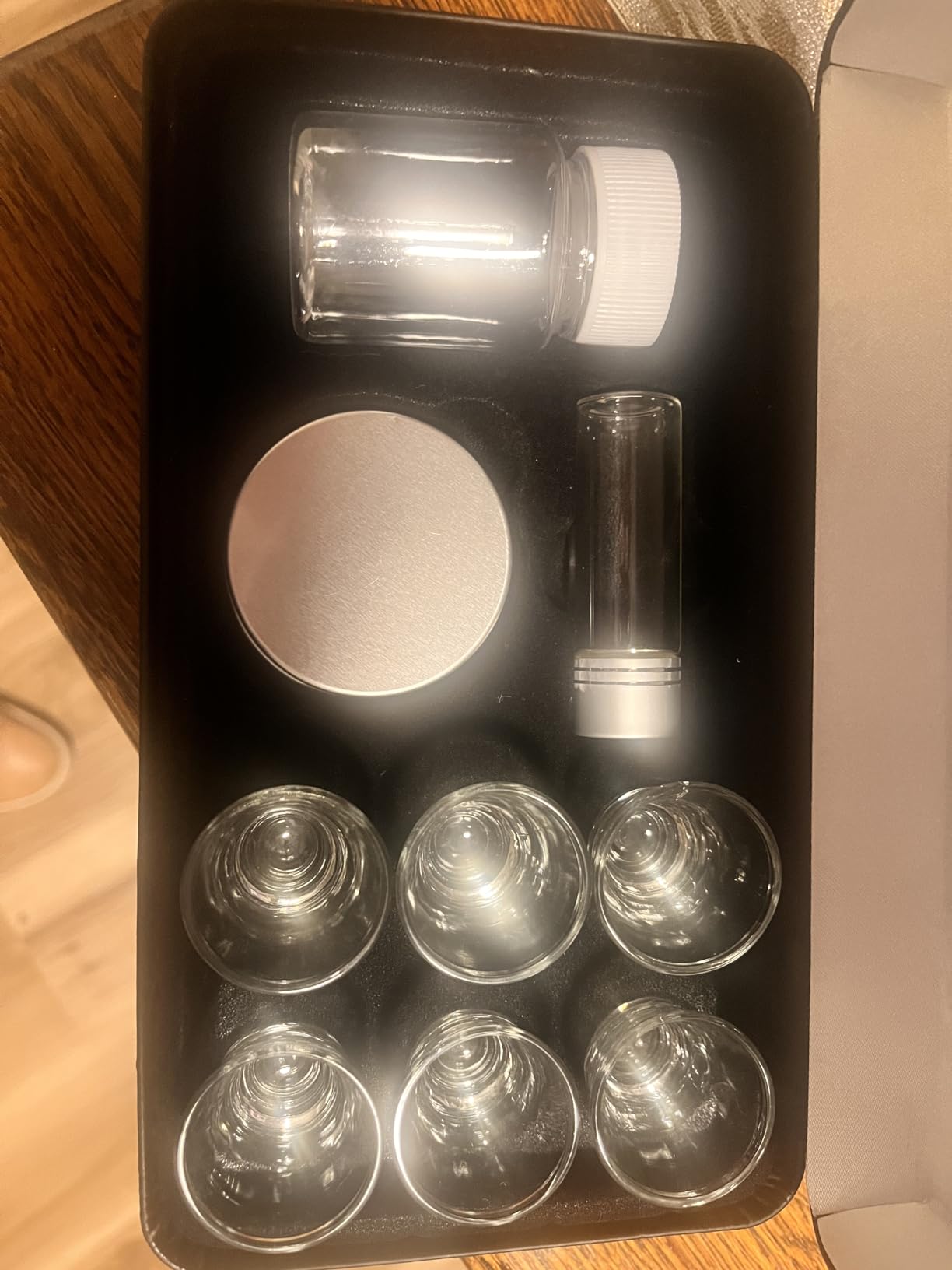 The Last Supper Six (6) Cup Travel Portable Communion Set in Leather Like Case customer photo 1