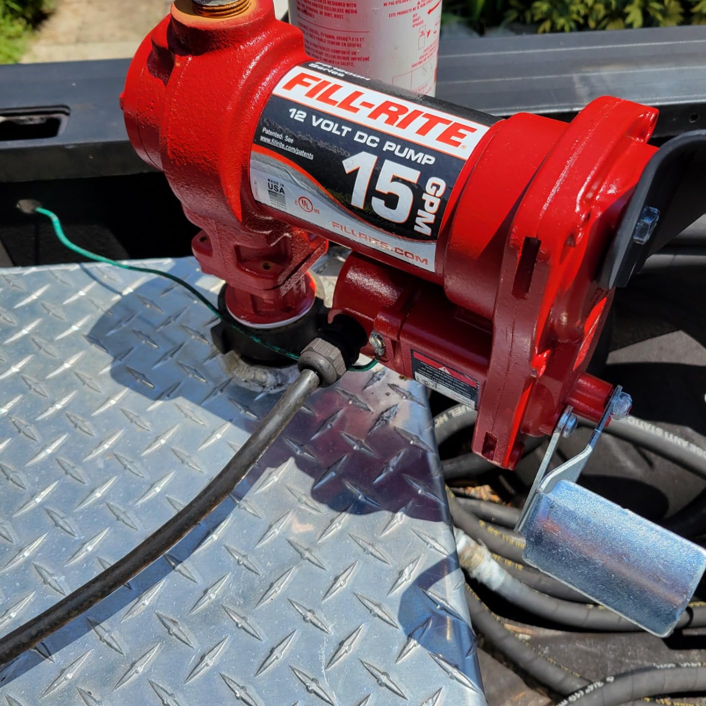 Fill-Rite FR1204H 12 V 15 GPM Fuel Transfer Pump (Pump Only Model) | Gasoline, Diesel, Kerosene, Ethanol Blends, Methanol Blends, & Biodiesel customer photo 1