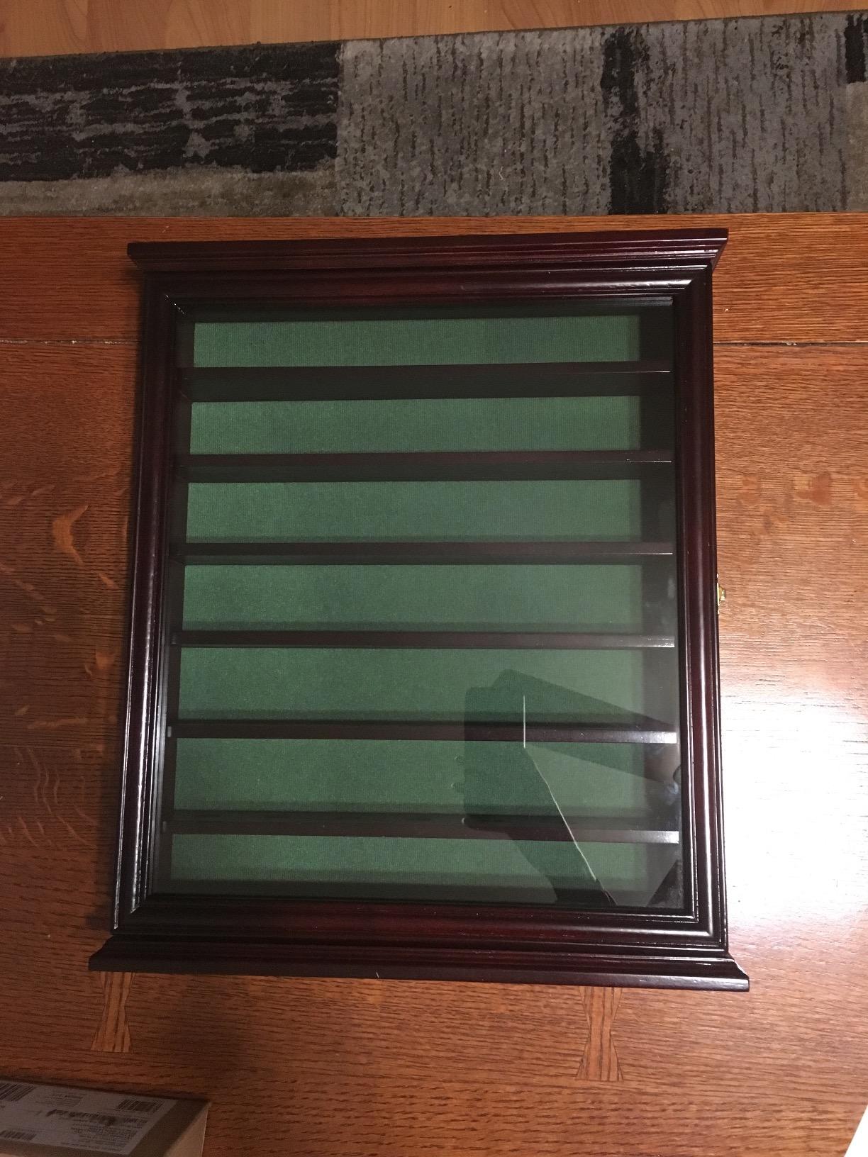 DisplayGifts 49 Golf Ball Display Case Cabinet Wall Rack Holder Frame with 98% UV Protection Acrylic Door Lockable, Great Golfer's Gift Black Finish customer photo 2