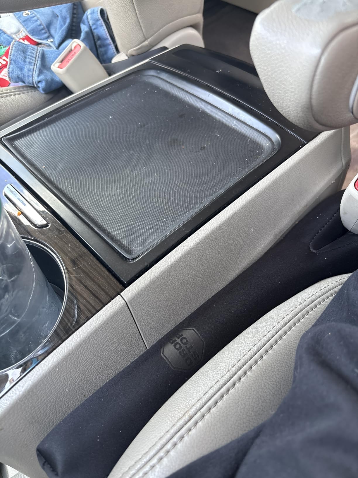 Drop Stop - 2 Original Car Seat Gap Fillers (Shark Tank) + Dash Pad + Light | Car Accessories for Men & Women, Between Seats Console Organizer, Patented, As Seen On Shark Tank customer photo 1