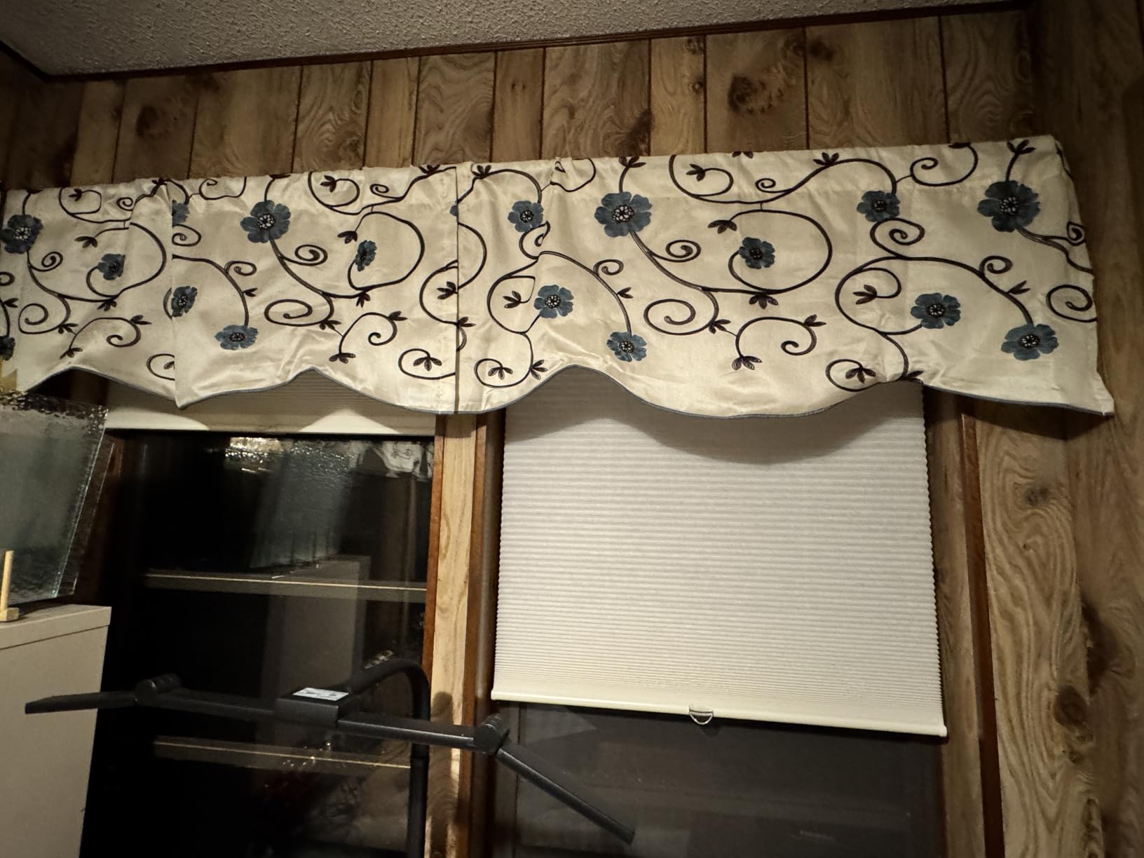 Lush Decor Royal Garden Valance Floral Window Kitchen Curtain (Single), 42